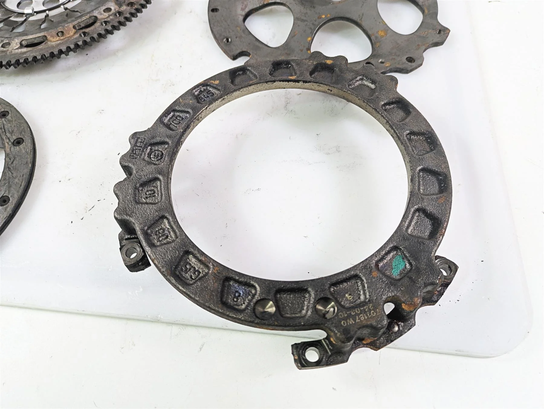 2010 BMW R1200GS K25 Clutch Pressure Plate Friction Disc Set 21217697737 - Image 11