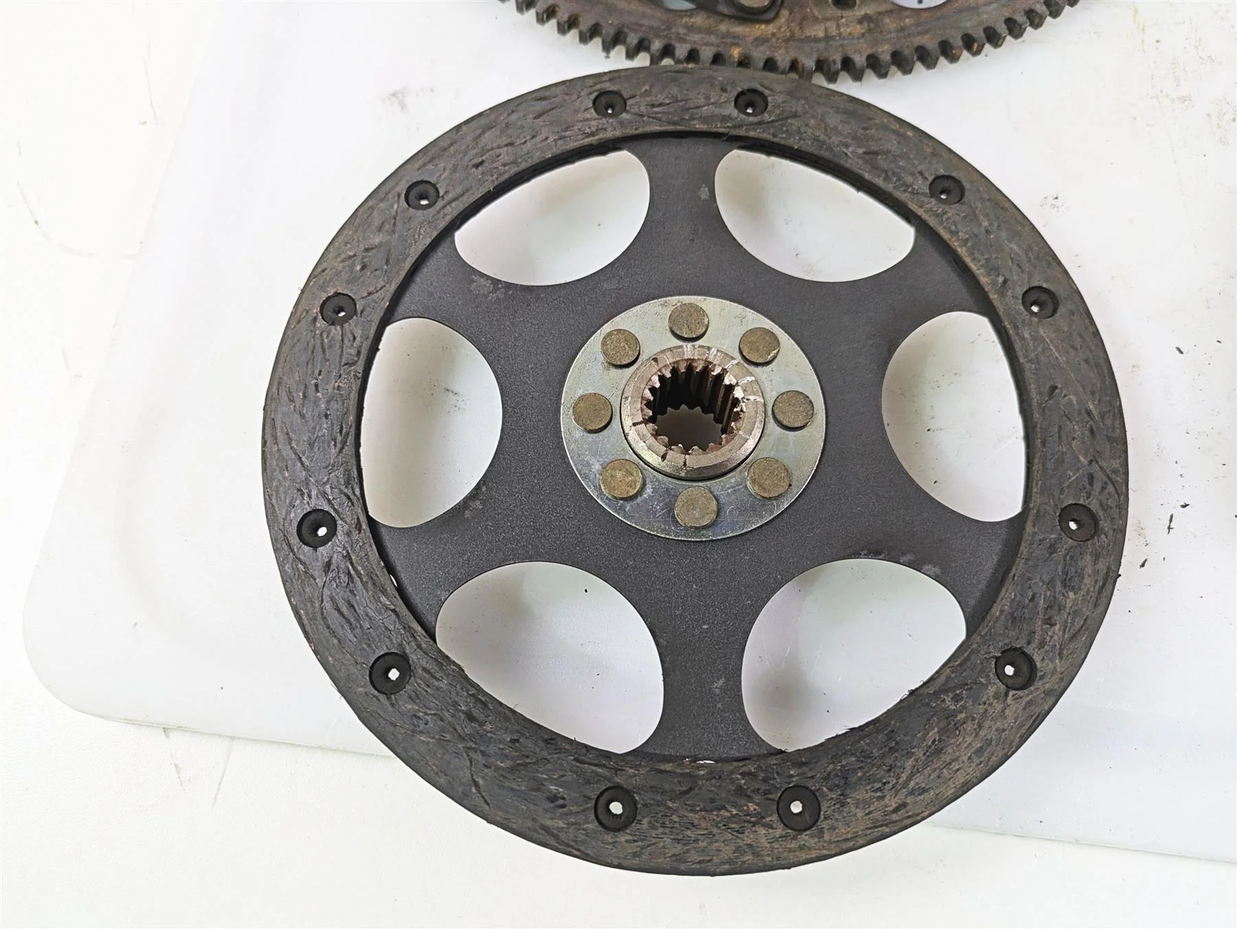 2010 BMW R1200GS K25 Clutch Pressure Plate Friction Disc Set 21217697737 - Image 2