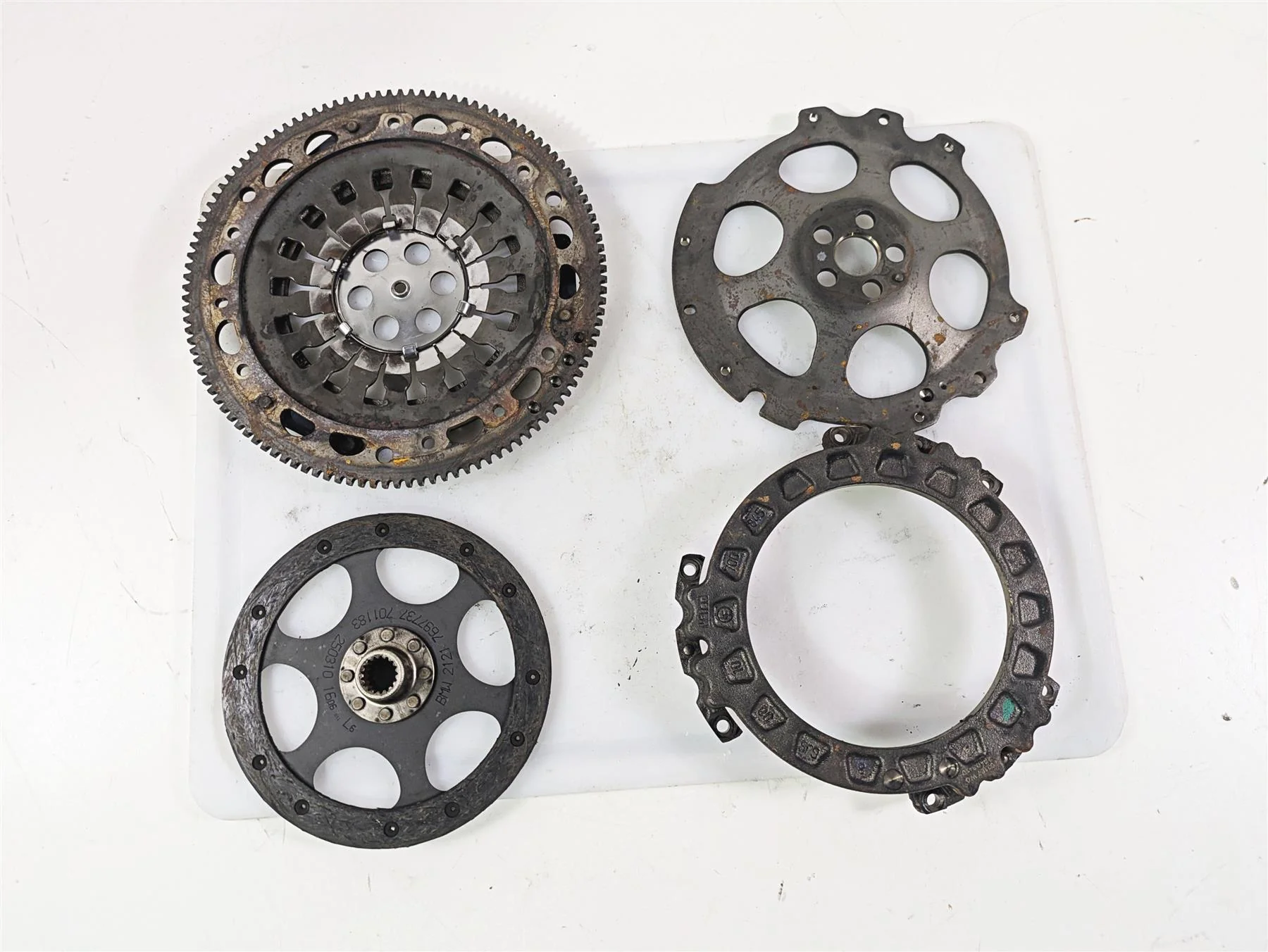 2010 BMW R1200GS K25 Clutch Pressure Plate Friction Disc Set 21217697737 - Image 7
