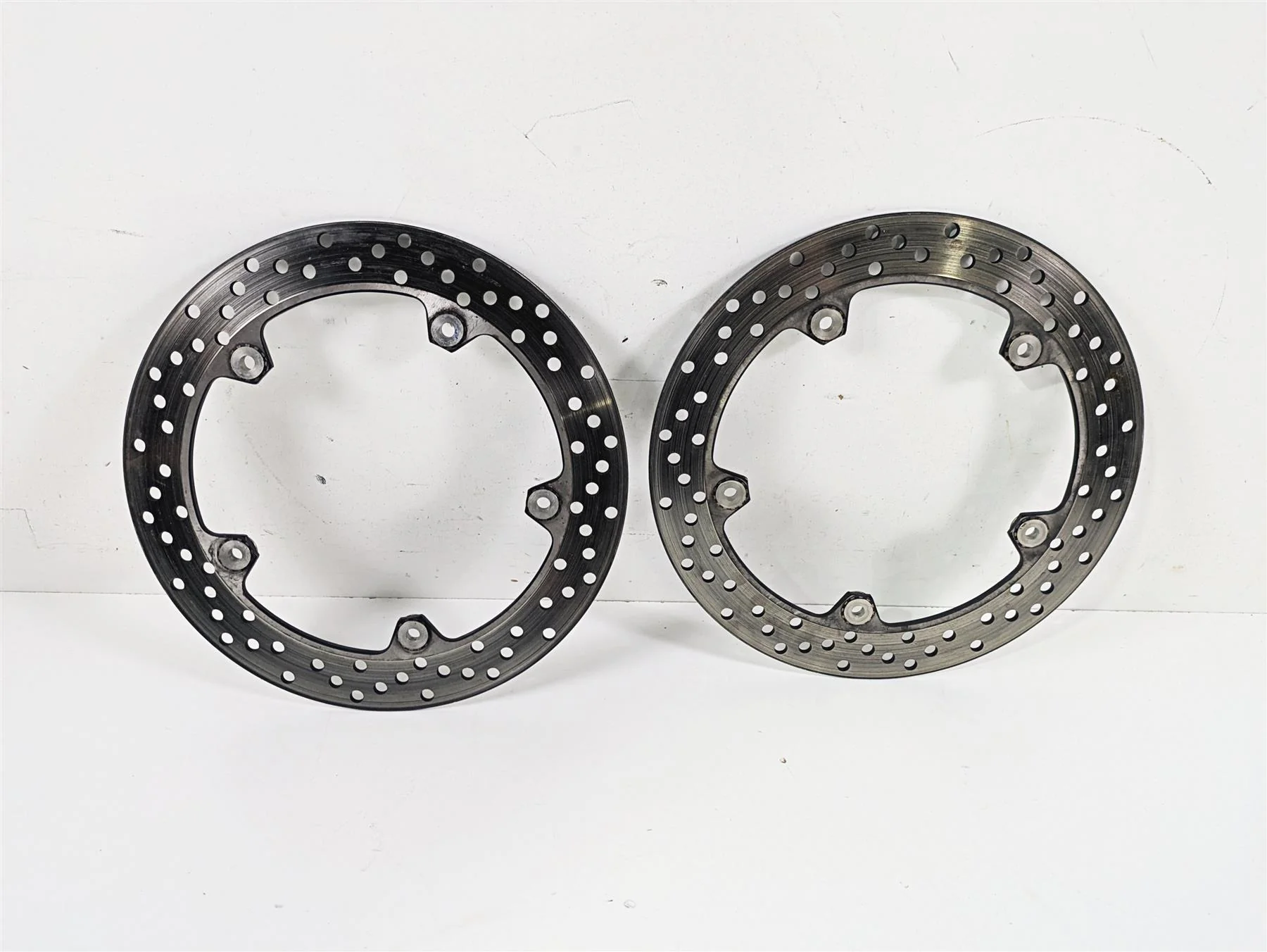 2010 BMW R1200GS K25 Front Brake Disc Rotor Set 305mm 34117711427