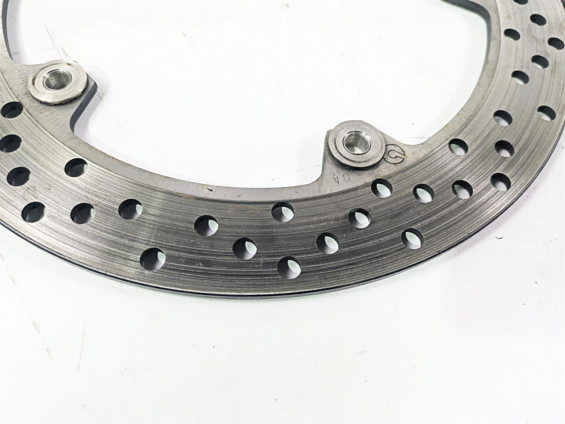 2010 BMW R1200GS K25 Front Brake Disc Rotor Set 305mm 34117711427 - Image 9