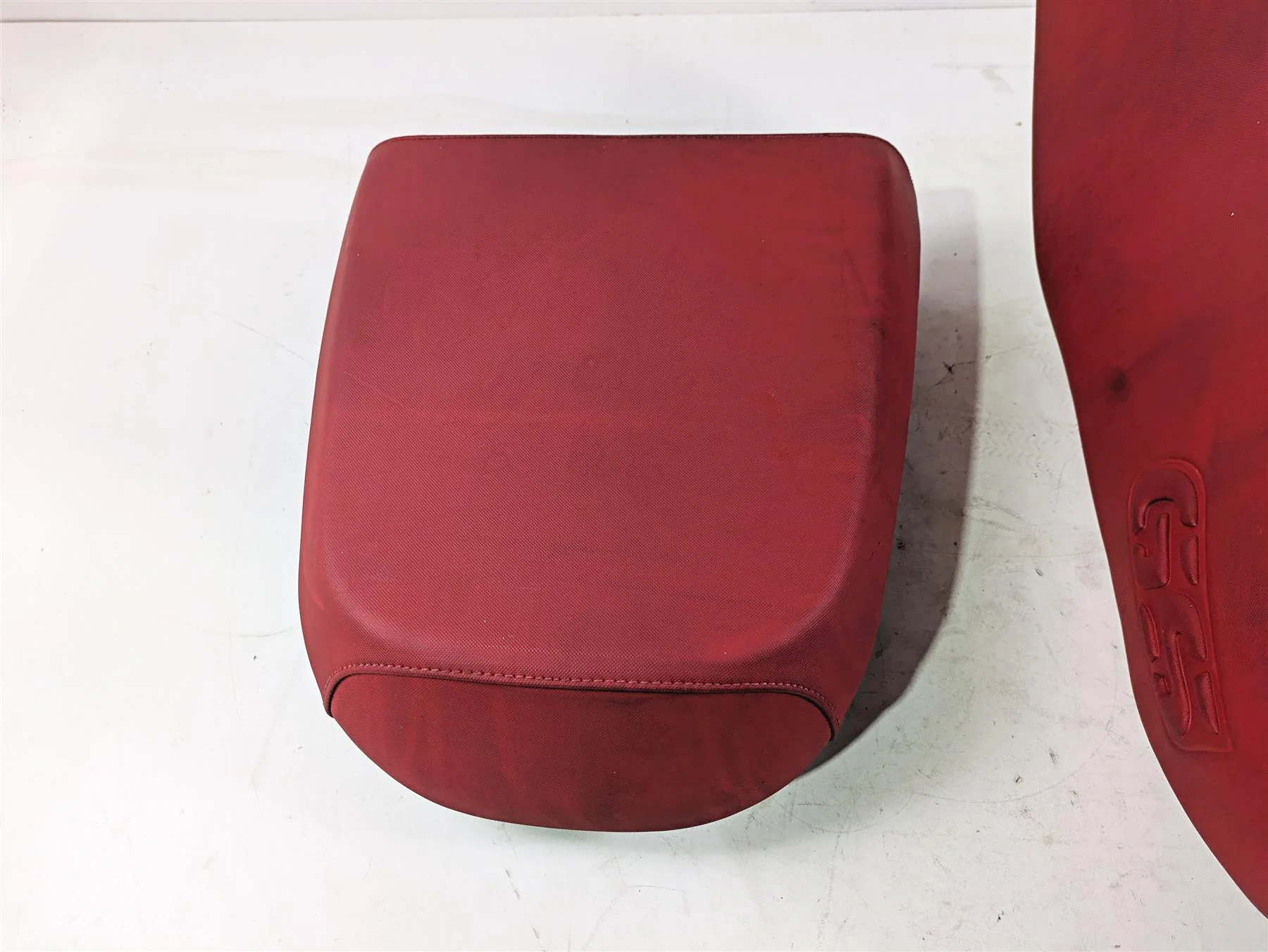 2010 BMW R1200GS K25 Front & Rear Red Seat Saddle 30 Years 52537724640 - Image 6