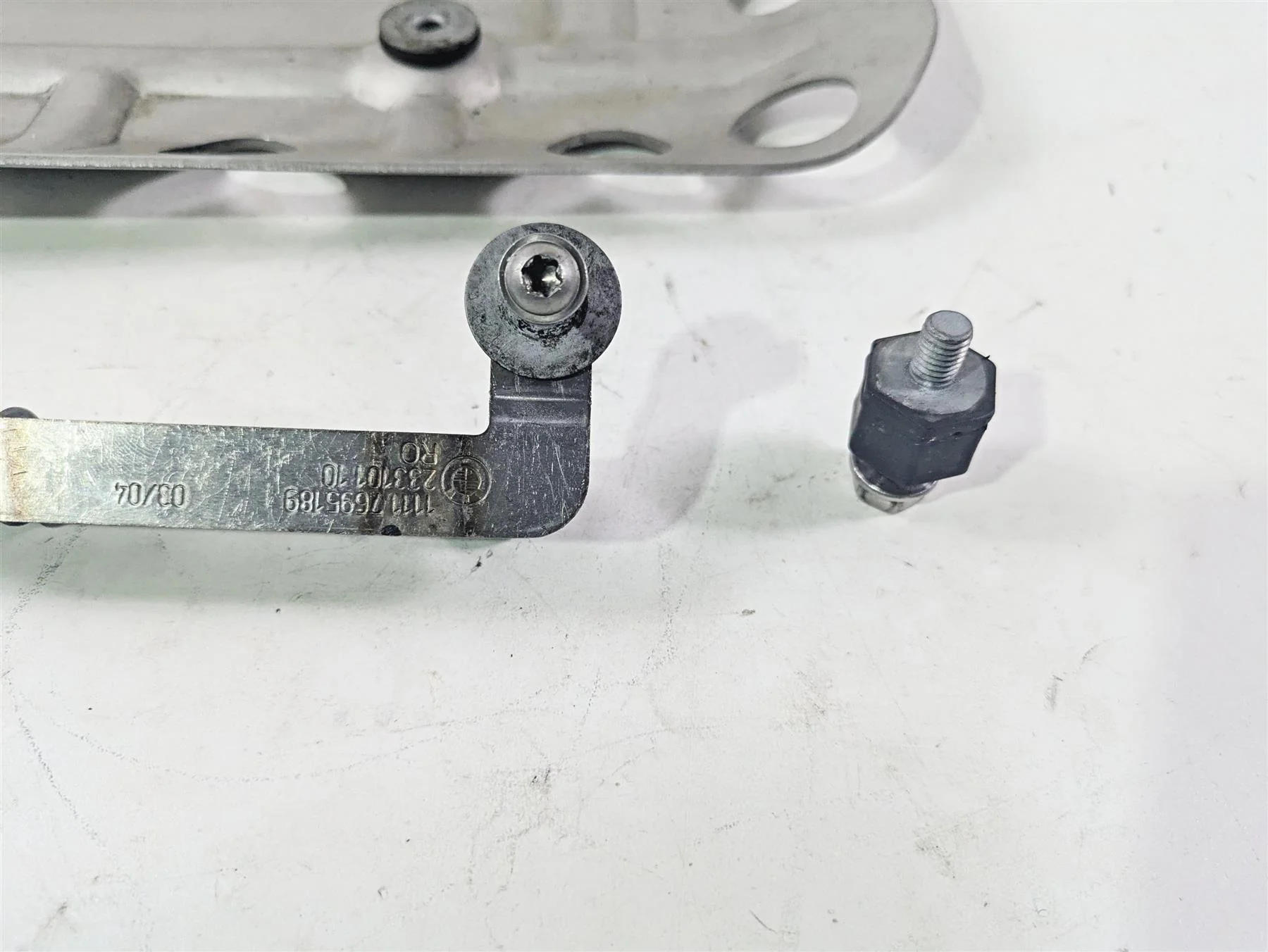 2010 BMW R1200GS K25 Lower Engine Guard Skid Plate 11117717743 - Image 5