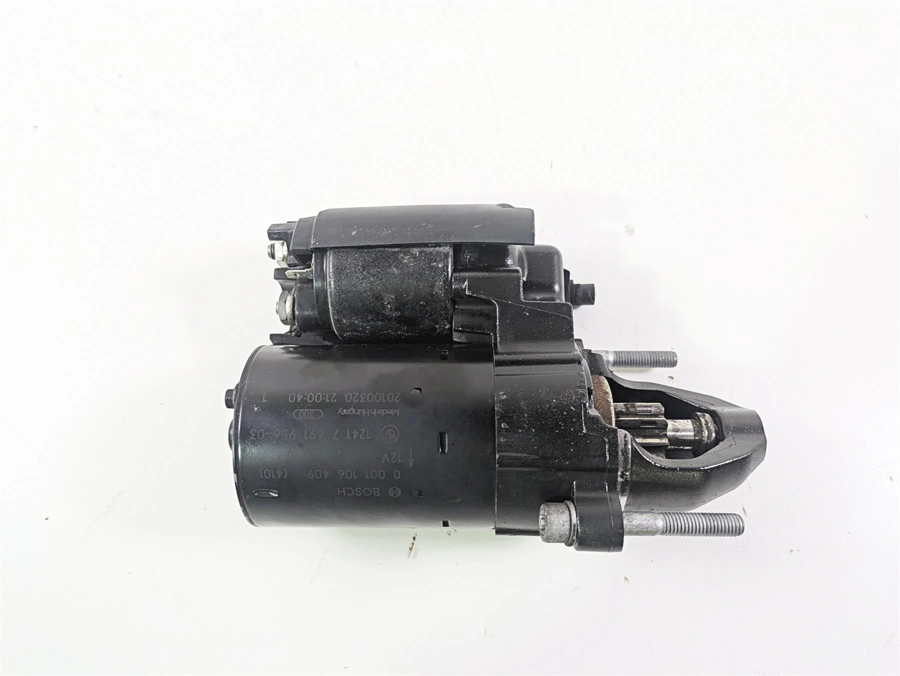 2010 BMW R1200GS K25 Engine Starter Motor & Cover 12317691956 - Image 9