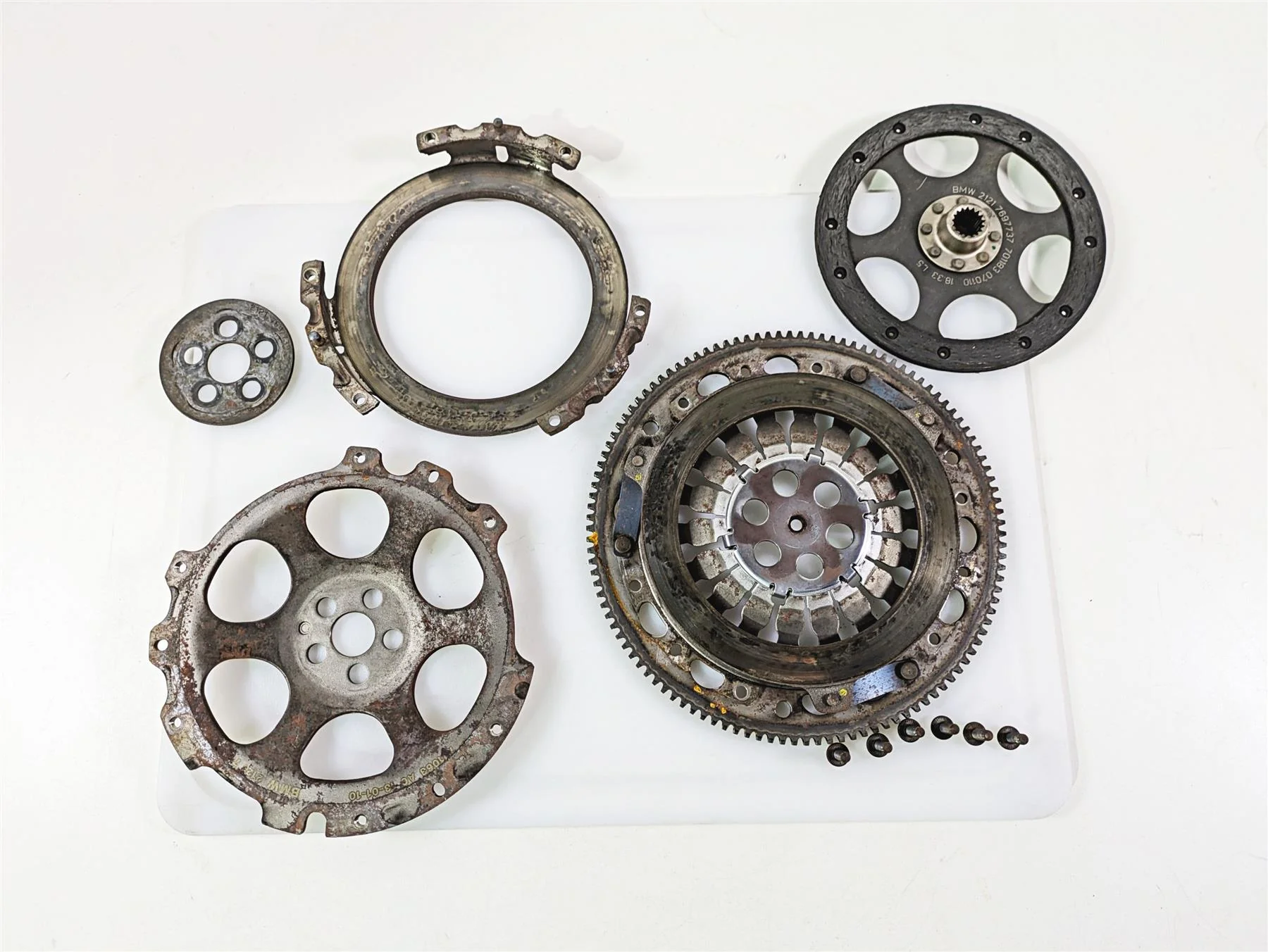 2010 BMW R1200RT K26 Clutch Pressure Plate Friction Disc Set 21217697737 - Image 4