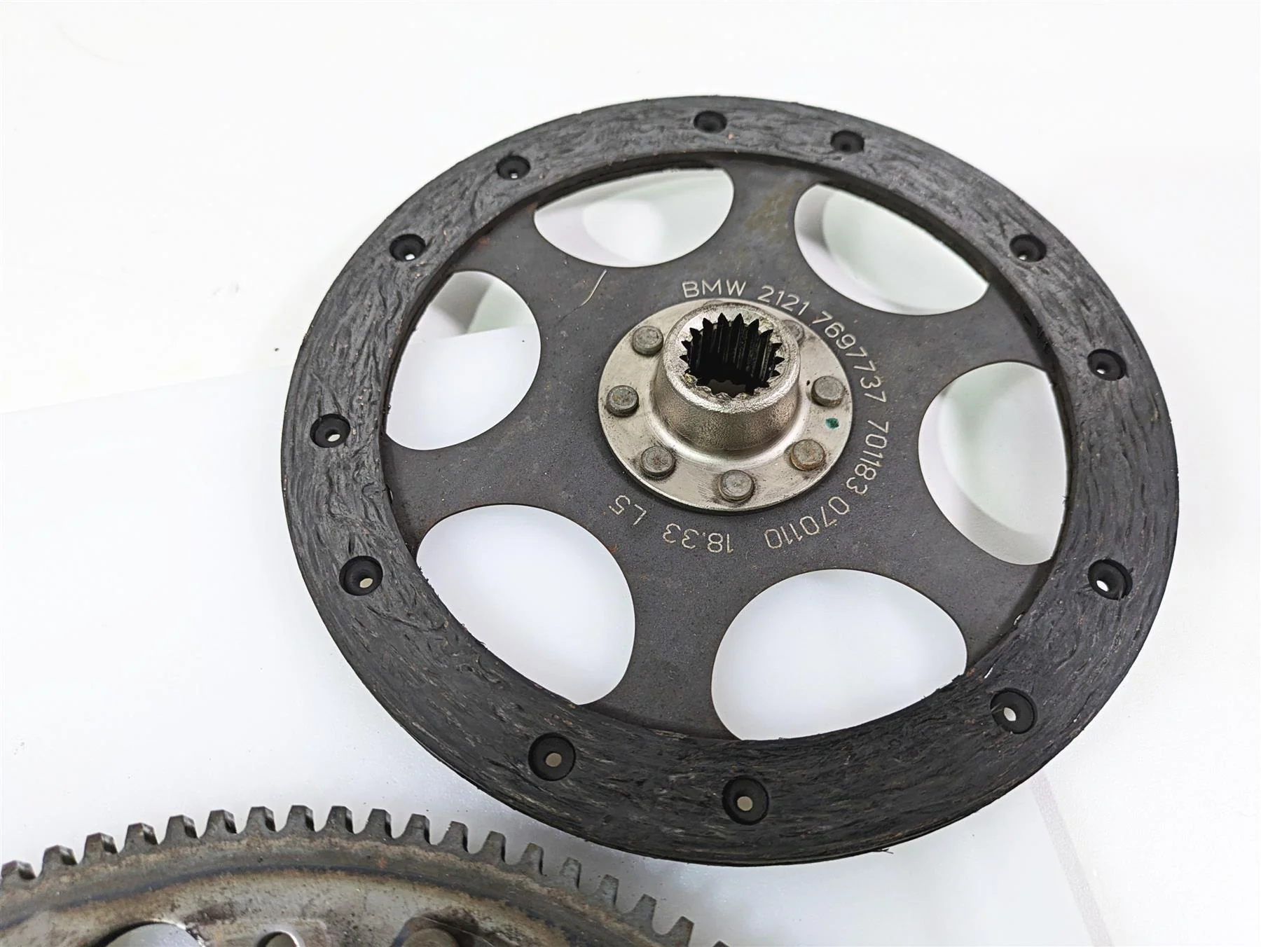 2010 BMW R1200RT K26 Clutch Pressure Plate Friction Disc Set 21217697737 - Image 6