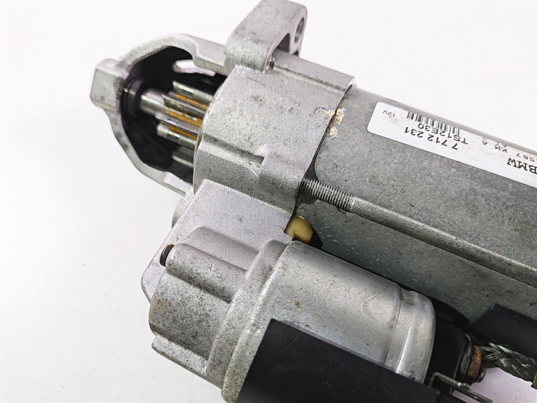 2010 BMW R1200RT K26 Engine Starter Motor & Cover 12417712231 - Image 10