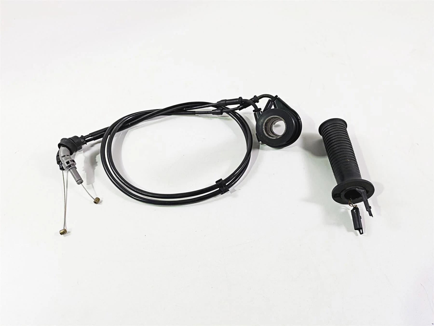 2010 BMW R1200RT K26 Heated Hand Grip Throttle Cable Set 61317713247 61317708236