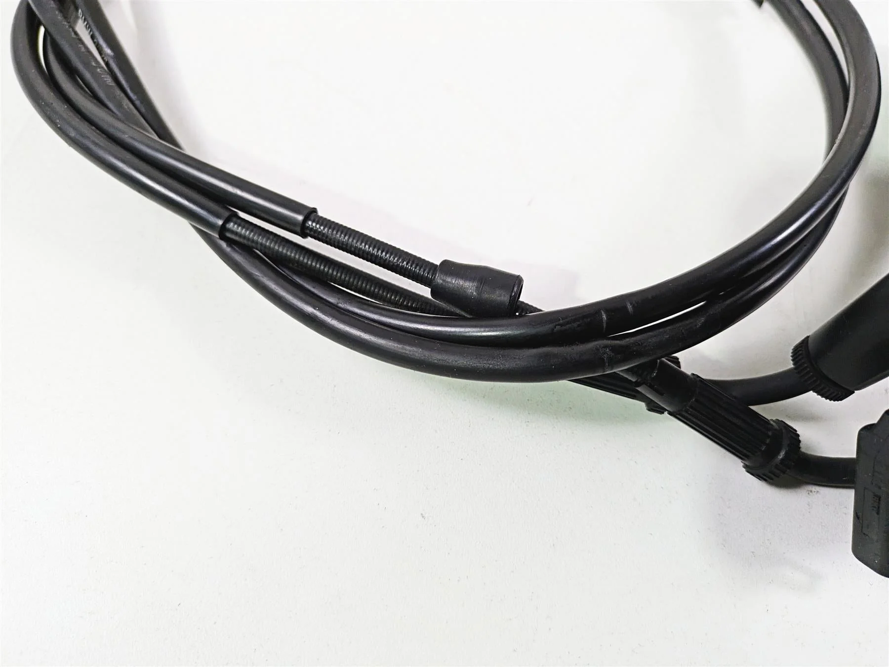 2010 BMW R1200RT K26 Heated Hand Grip Throttle Cable Set 61317713247 61317708236 - Image 9