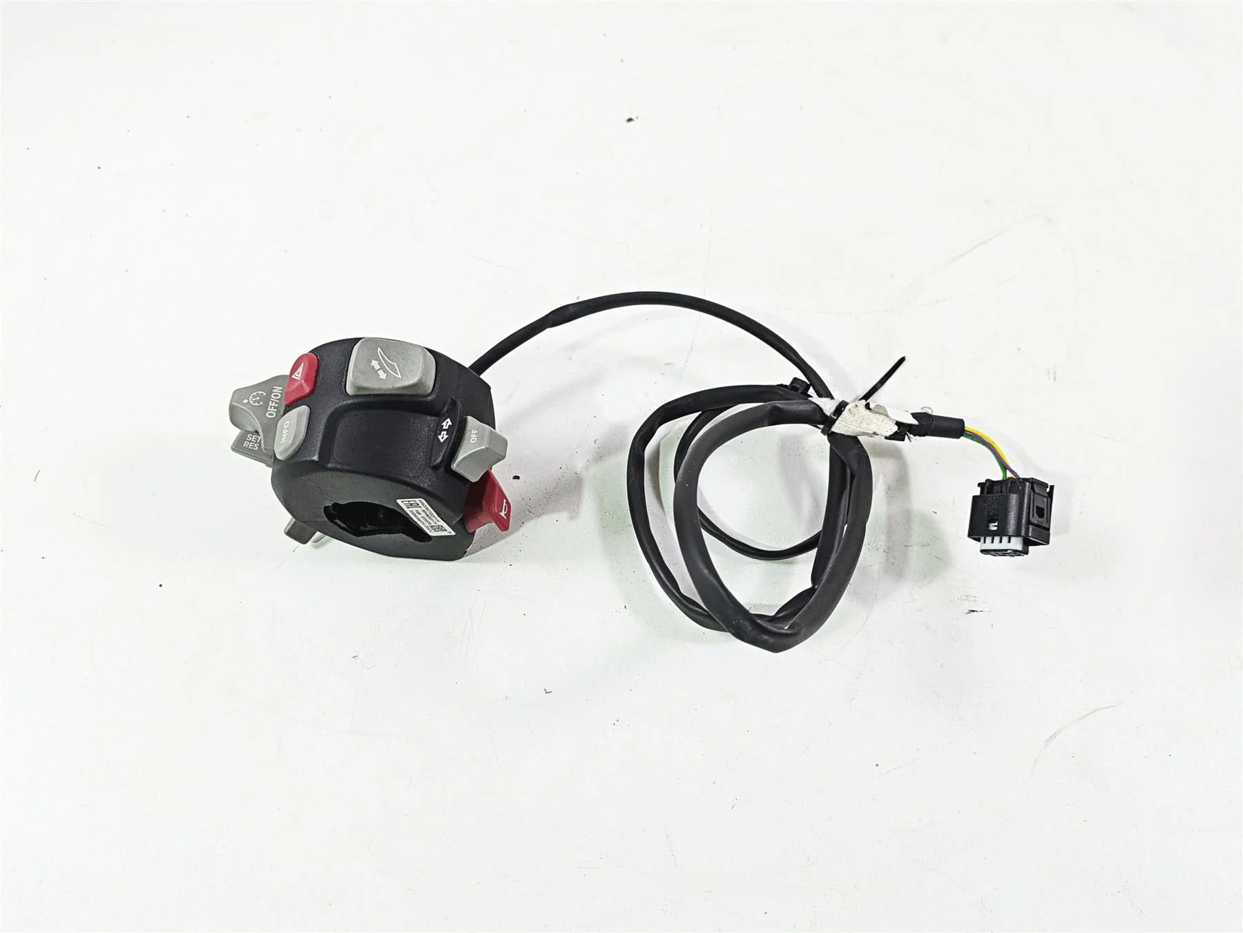 2010 BMW R1200RT K26 Left Windshield Blinker Cruise Control Switch 61318546203 - Image 4