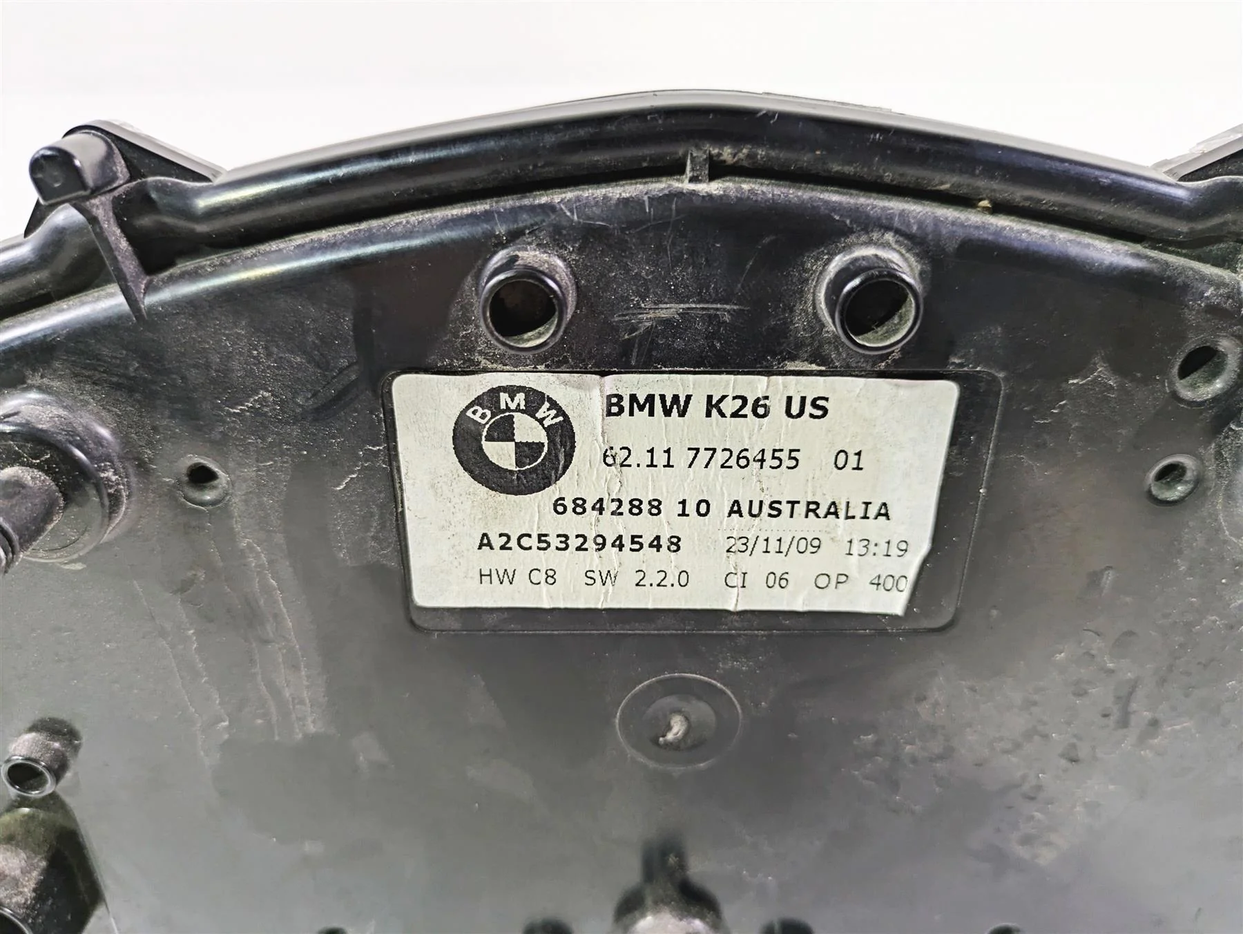 2010 BMW R1200RT K26 Speedometer Gauge Instrument 20k - Read 62117726455 - Image 12