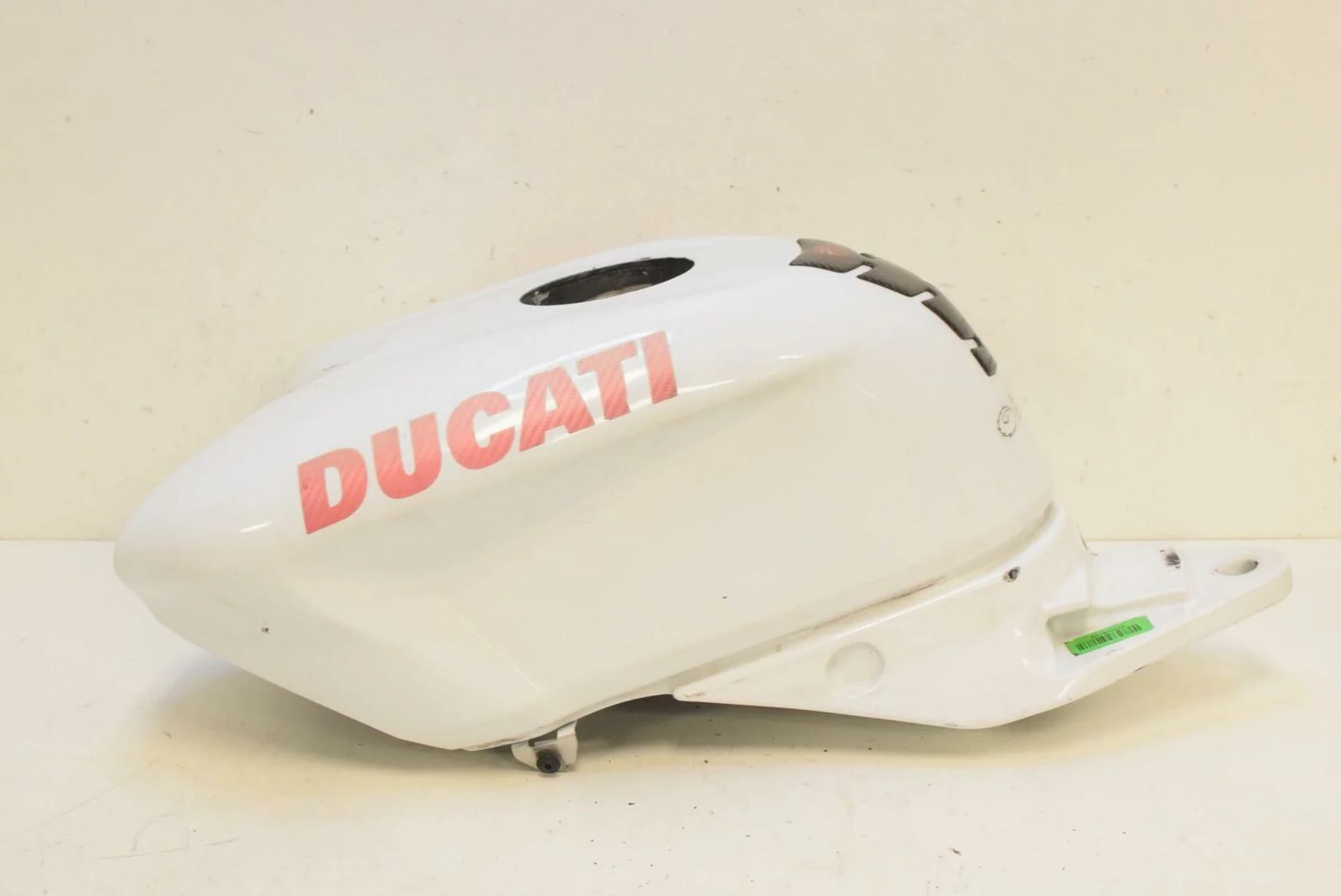 2010 Ducati 848 White Fuel Gas Petrol Tank  58611602