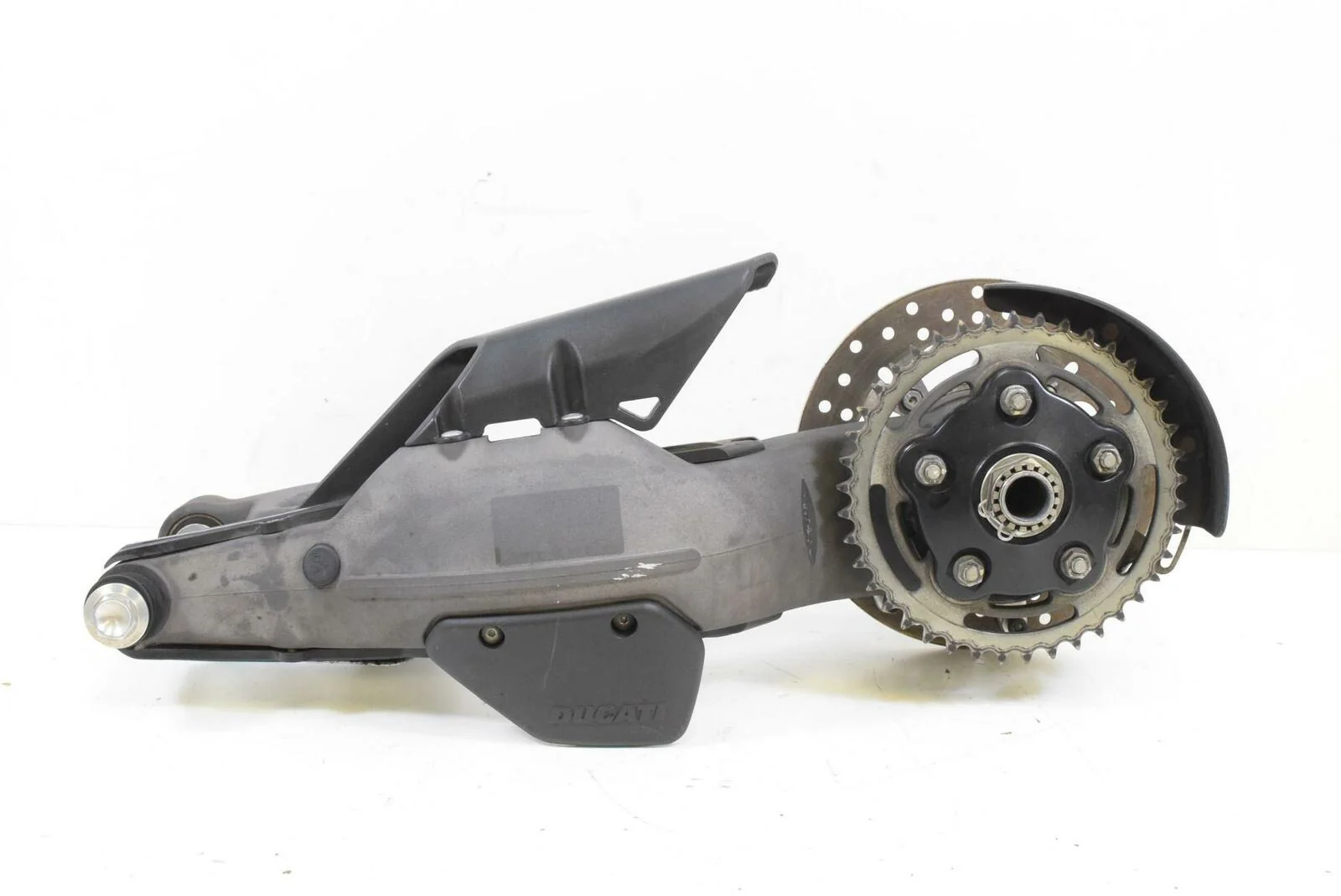 2010 Ducati Hypermotard 1100 Evo SP Rear Swingarm Axle Assembly 37010331D - Image 3
