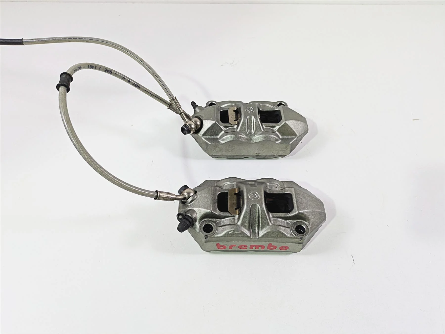 2010 Ducati Streetfighter 1098 S Brembo Front Brake Caliper Set 100mm 61040911C