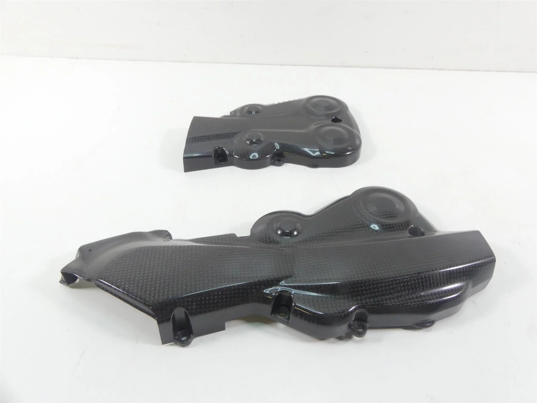2010 Ducati Streetfighter 1098 S Carbon Fiber Timing Belt Covers 24511081A - Image 3
