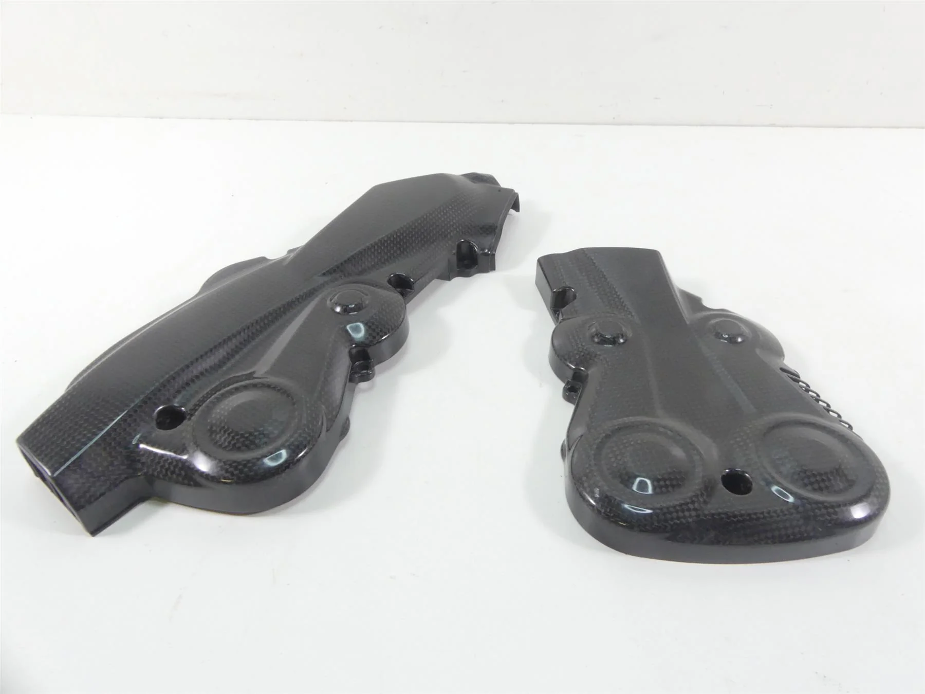 2010 Ducati Streetfighter 1098 S Carbon Fiber Timing Belt Covers 24511081A - Image 4