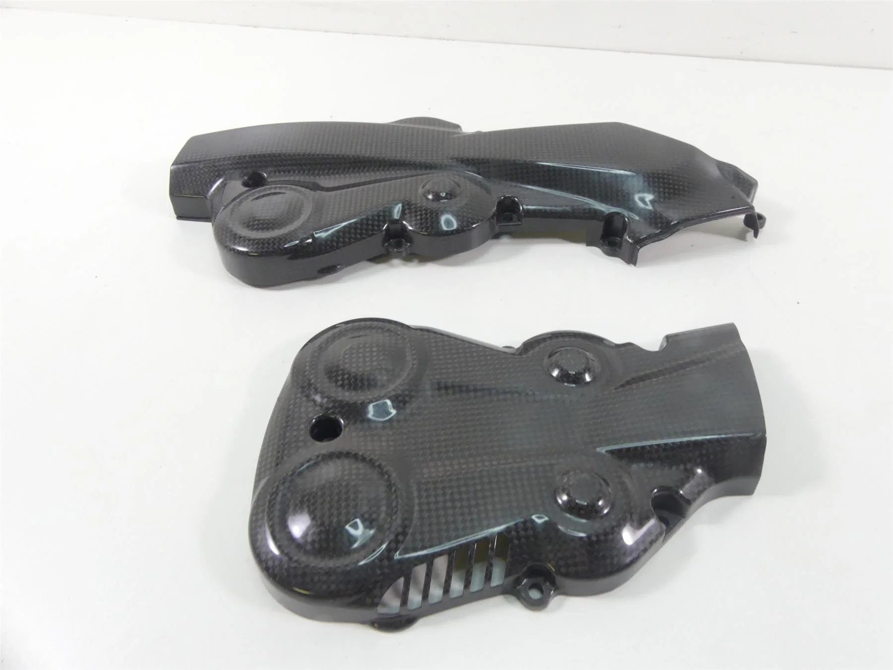 2010 Ducati Streetfighter 1098 S Carbon Fiber Timing Belt Covers 24511081A - Image 5