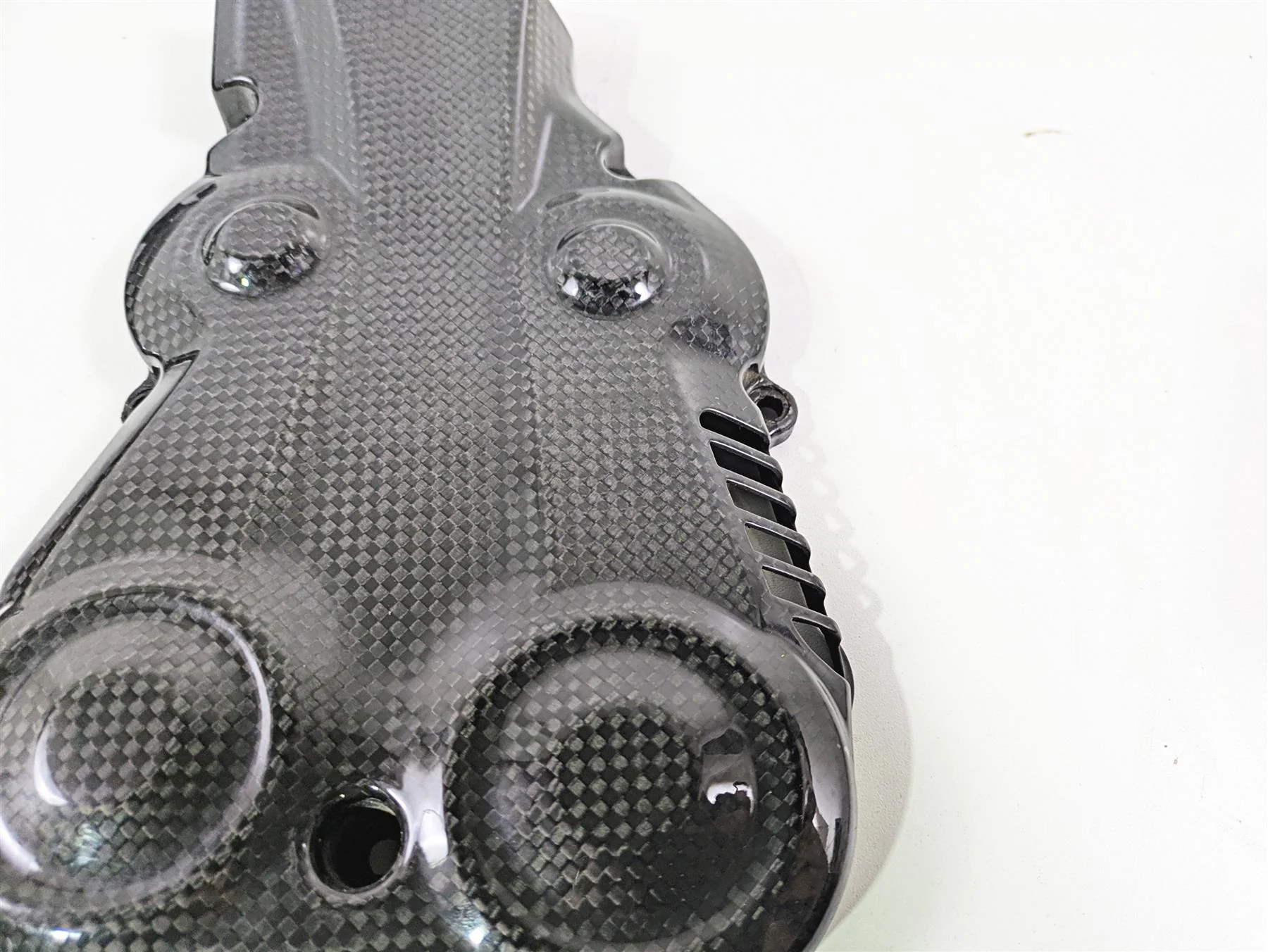 2010 Ducati Streetfighter 1098 S Carbon Fiber Timing Covers 24511091A 24511081A - Image 12