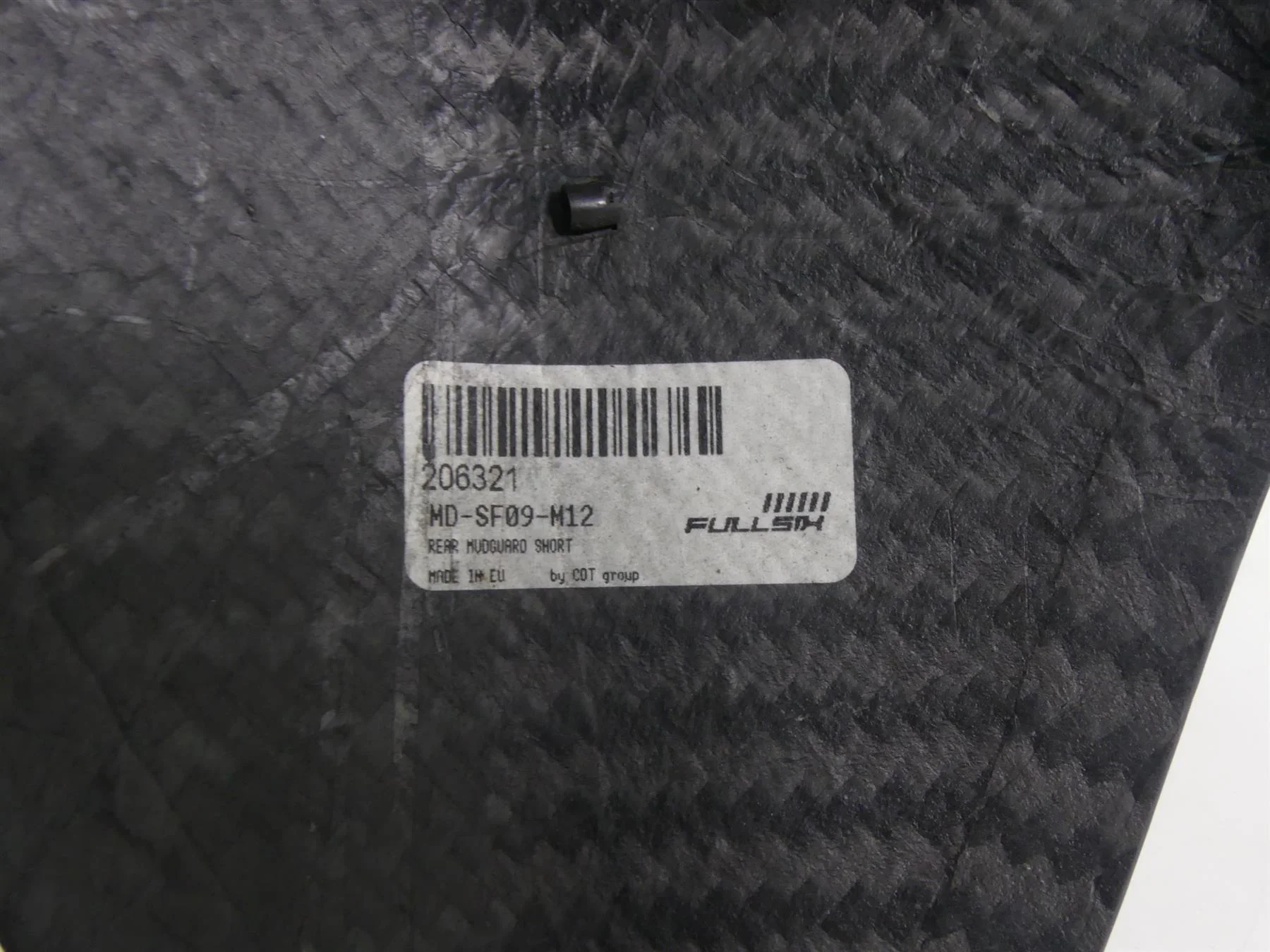 2010 Ducati Streetfighter 1098 S Fullsix Carbon Matt Rear Fender MD-SF09-M12 - Image 9