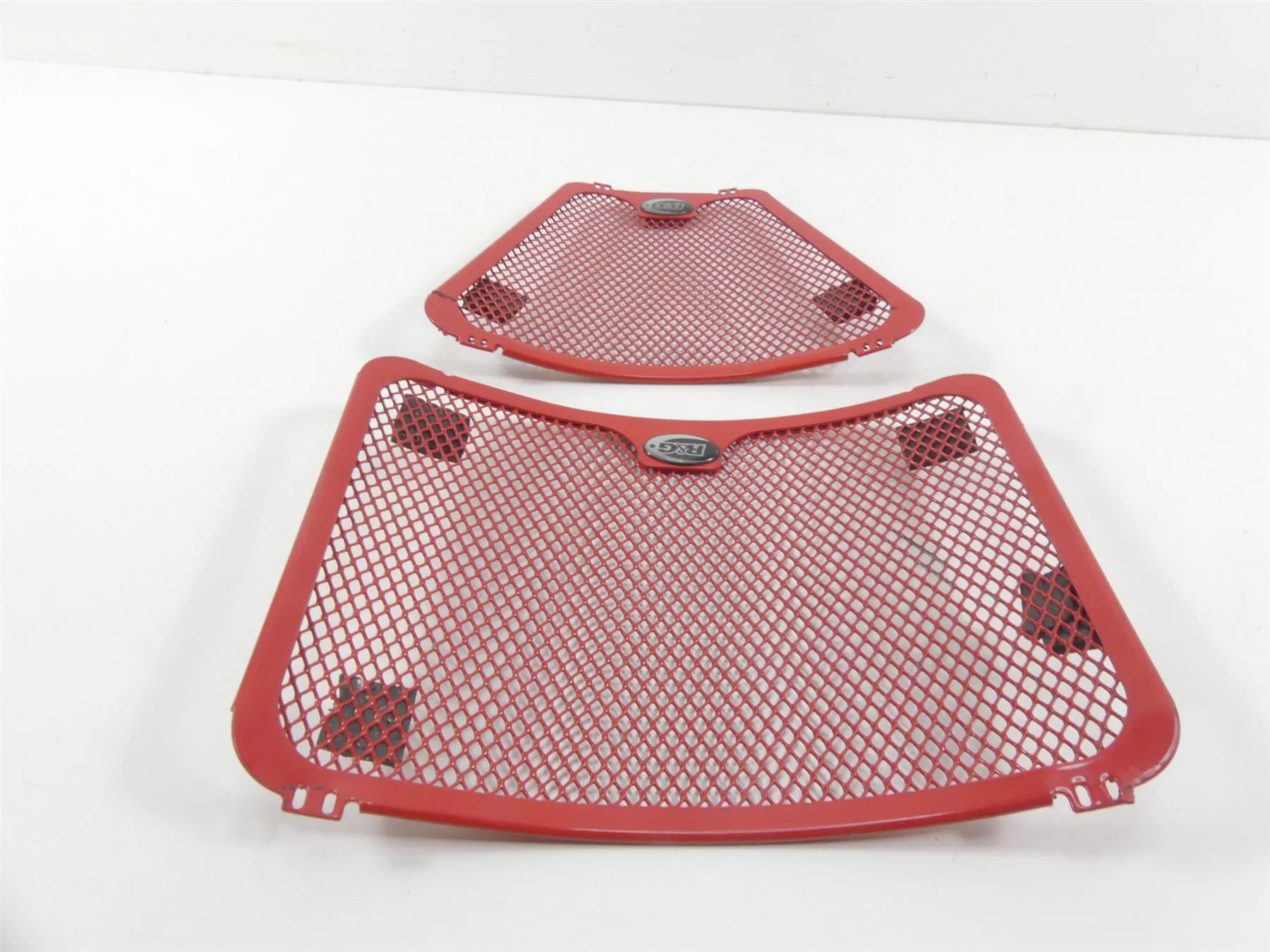 2010 Ducati Streetfighter 1098 S R&G-Racing Red Radiator Guard Set ABRAD9016 - Image 4