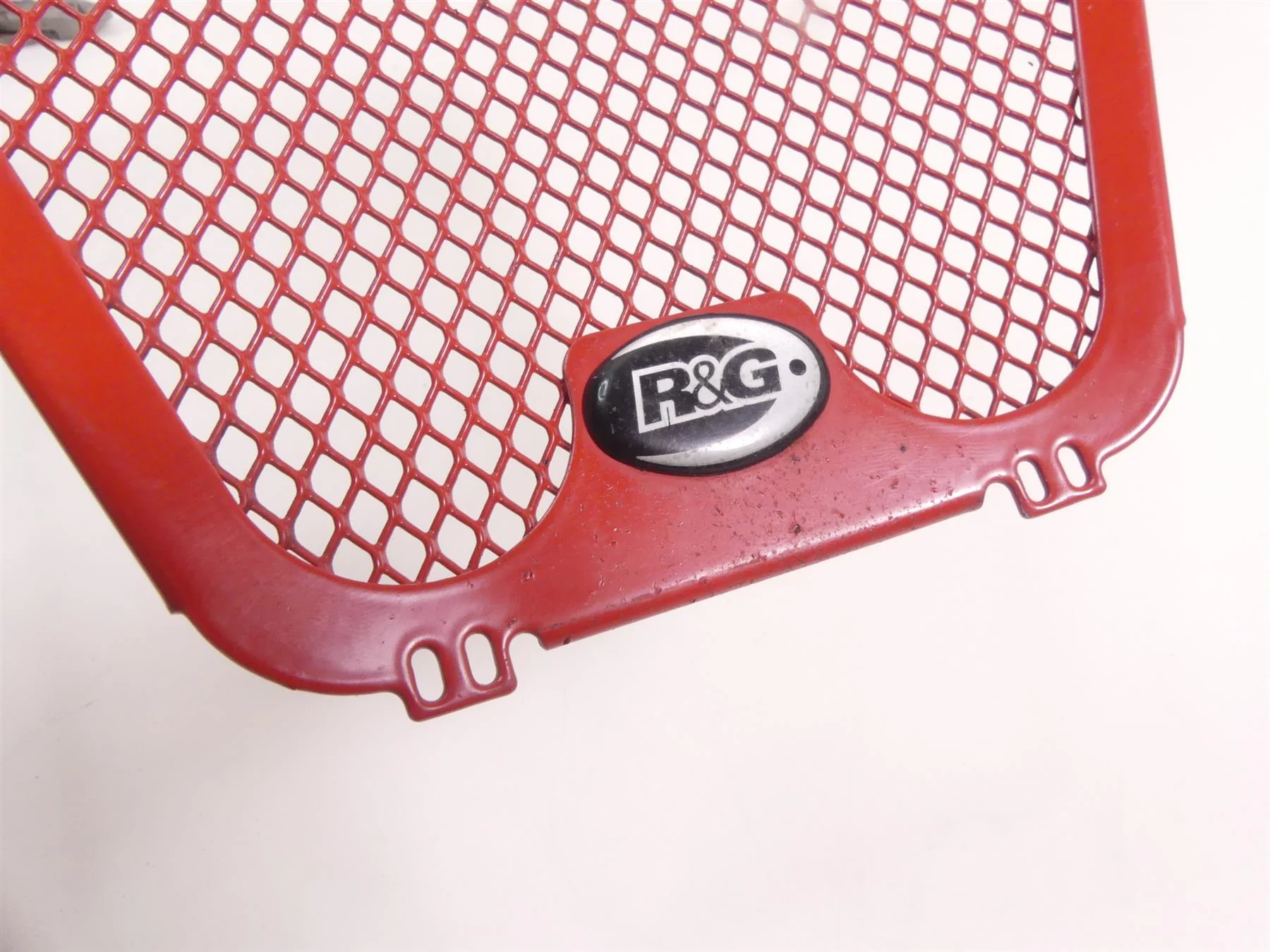 2010 Ducati Streetfighter 1098 S R&G-Racing Red Radiator Guard Set ABRAD9016 - Image 7