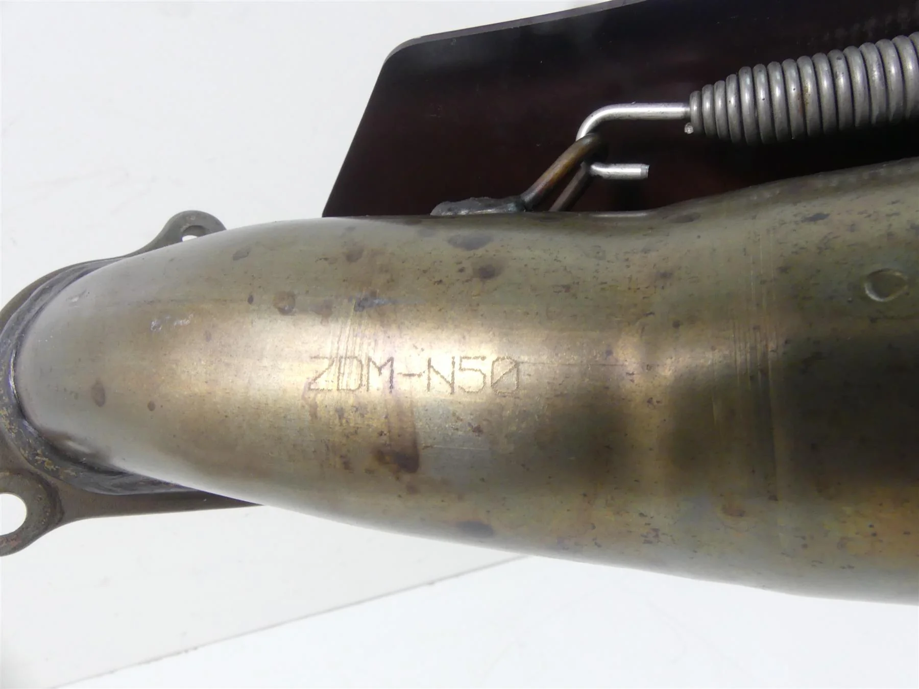2010 Ducati Streetfighter 1098 S Stock Exhaust Header Manifold Set 57012741B - Image 3