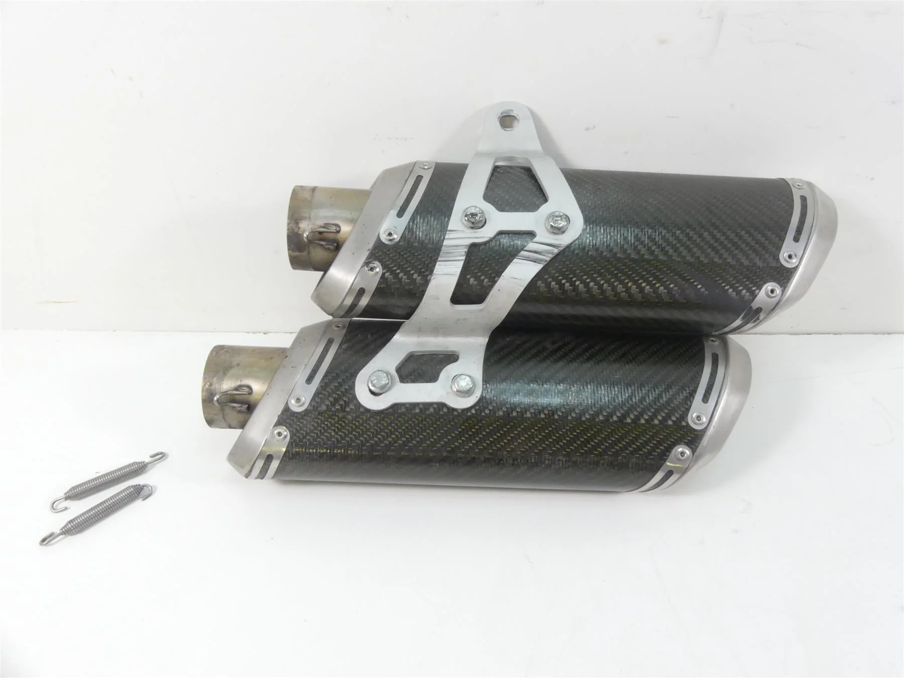 2010 Ducati Streetfighter 1098 S Termignoni Slip On Exhaust Pipes 96454711B - Image 7