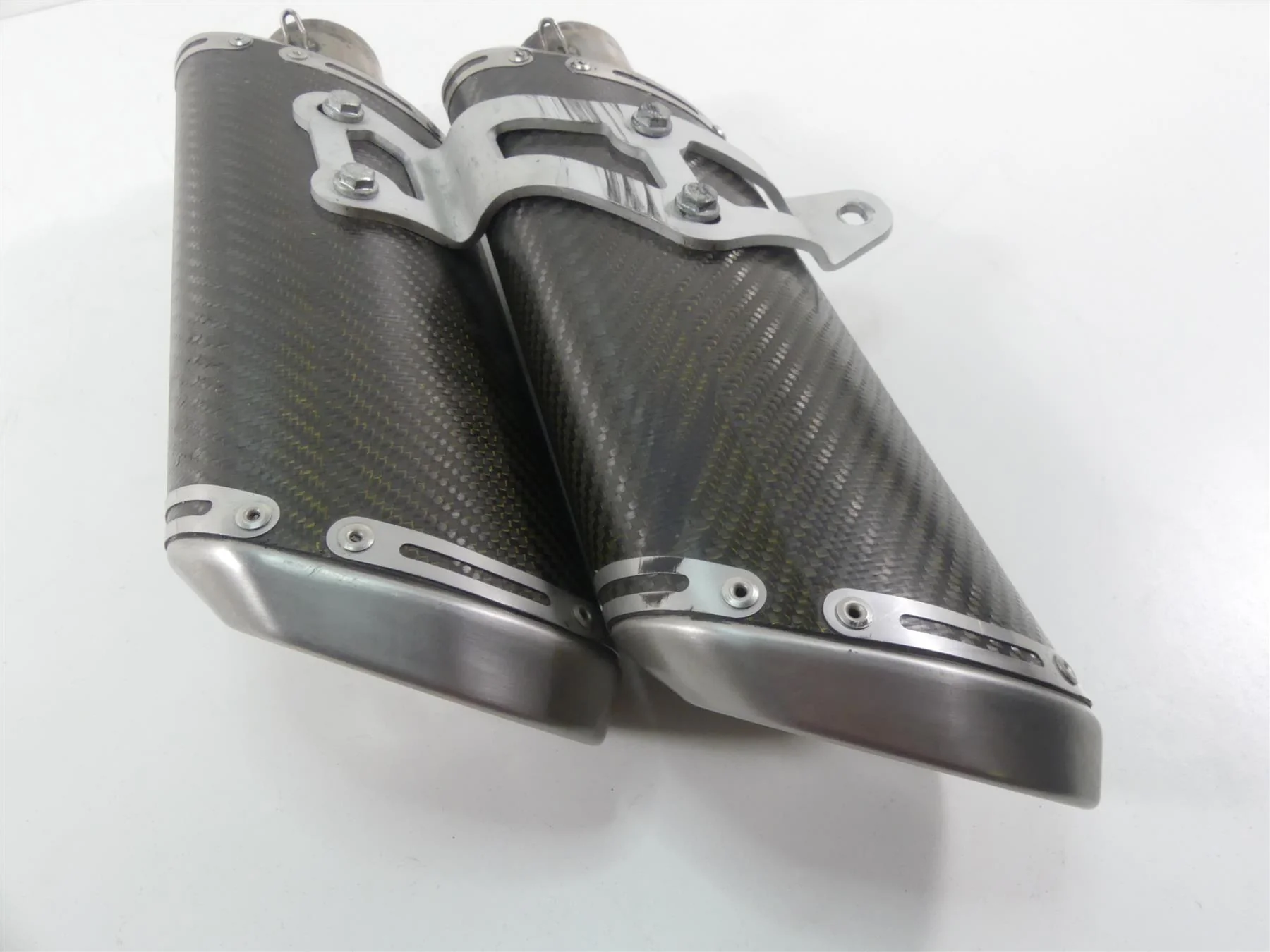 2010 Ducati Streetfighter 1098 S Termignoni Slip On Exhaust Pipes 96454711B - Image 9