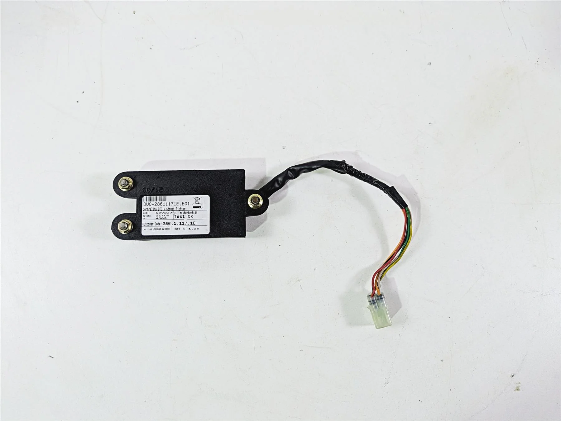 2010 Ducati Streetfighter 1098 S Traction Control Module Dtc 28611171E - Image 5