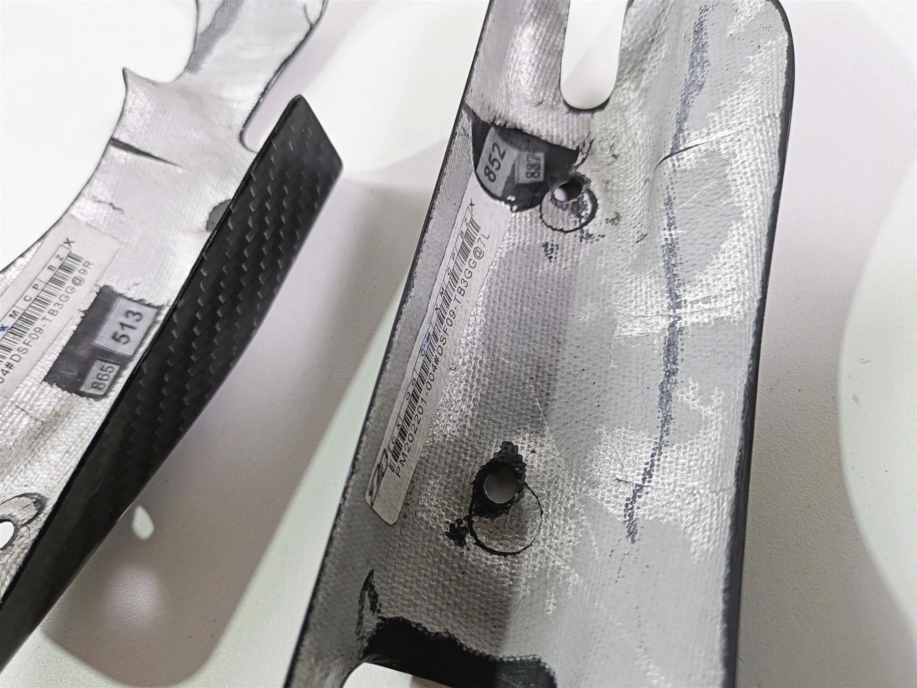 2010 Ducati Streetfighter 1098 S Z4 Carbon Fiber Front Radiator Cover Fairing - Image 12