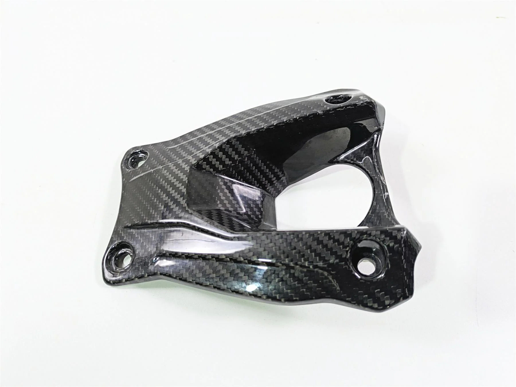 2010 Ducati Streetfighter 1098 S Z4 Fuel Tank Ignition Switch Cover Fiber - Image 2