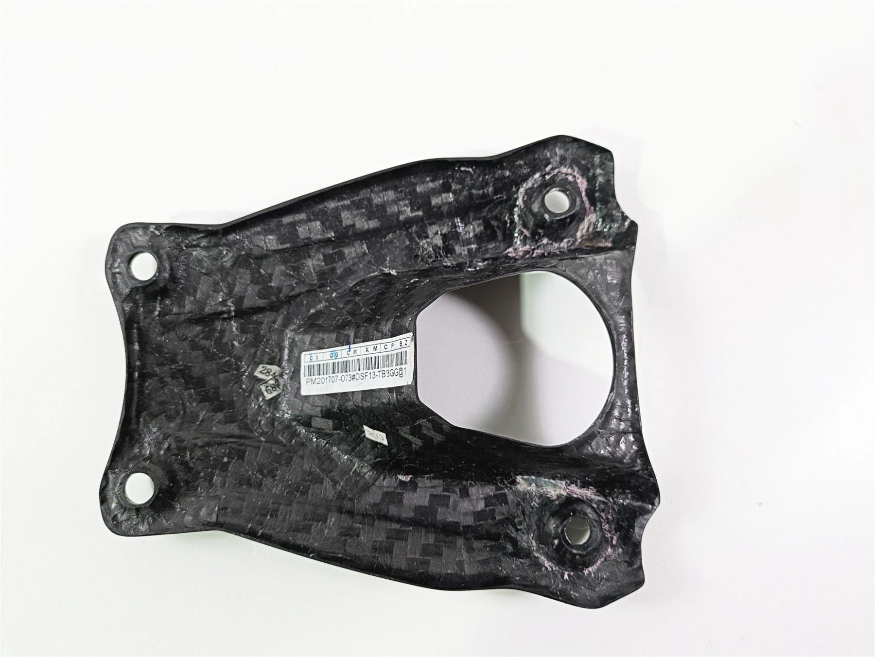 2010 Ducati Streetfighter 1098 S Z4 Fuel Tank Ignition Switch Cover Fiber - Image 8