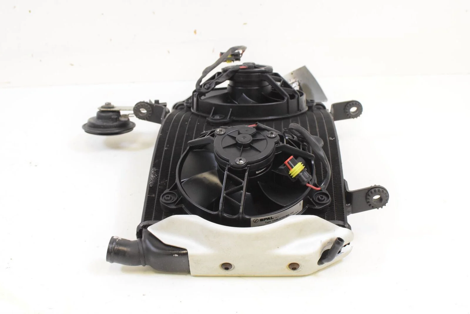 2010 Ducati Streetfighter S Upper Radiator Fan Reservoir Hoses SET 54840831A - Image 5