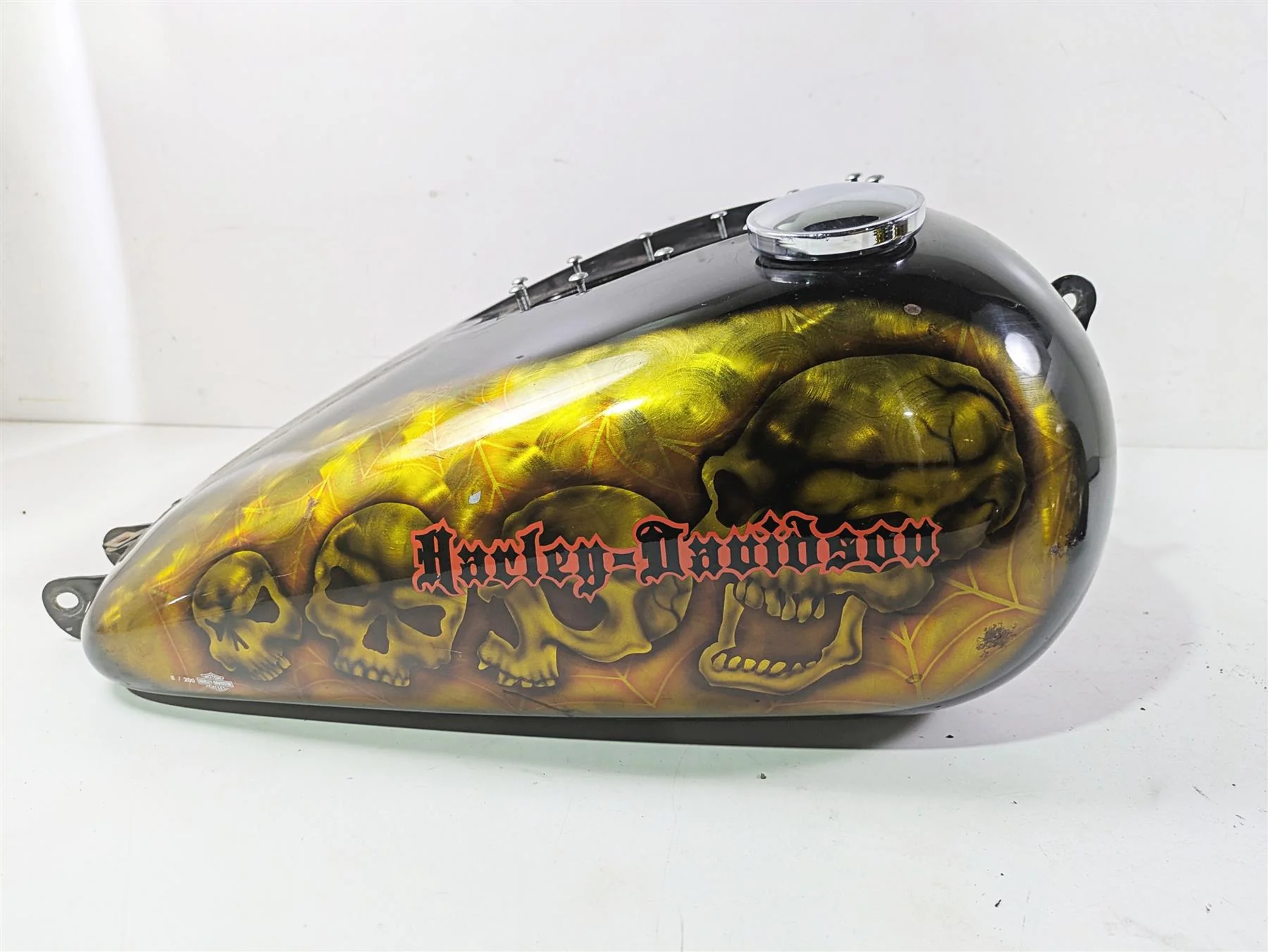2010 Harley Dyna FXDB Street Bob Custom Paint Fender & Fuel Tank Set 61593-10 - Image 7