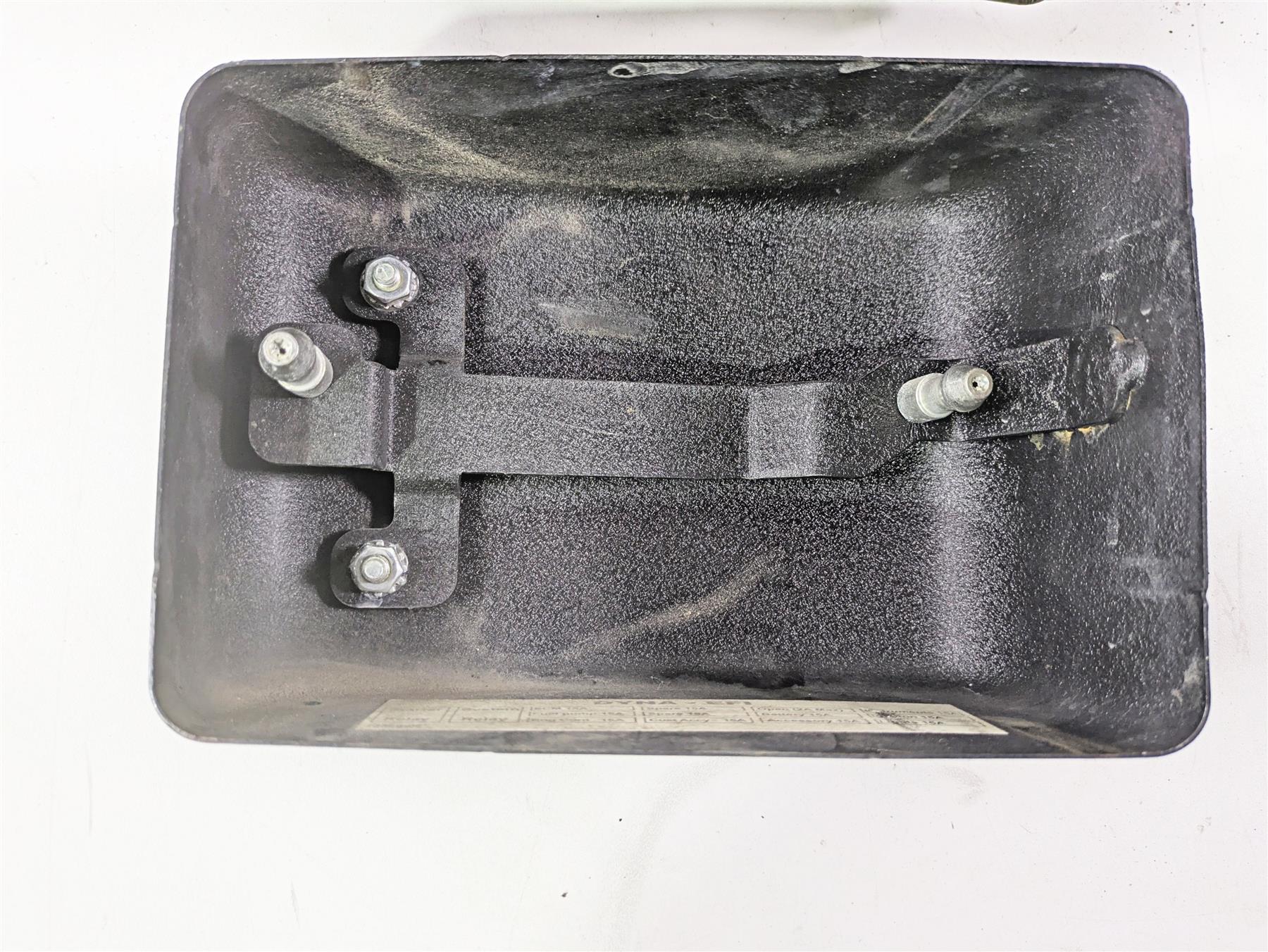 2010 Harley Dyna FXDB Street Bob Electrical Carrier & Wrinkled  Cover 70367-04B - Image 10