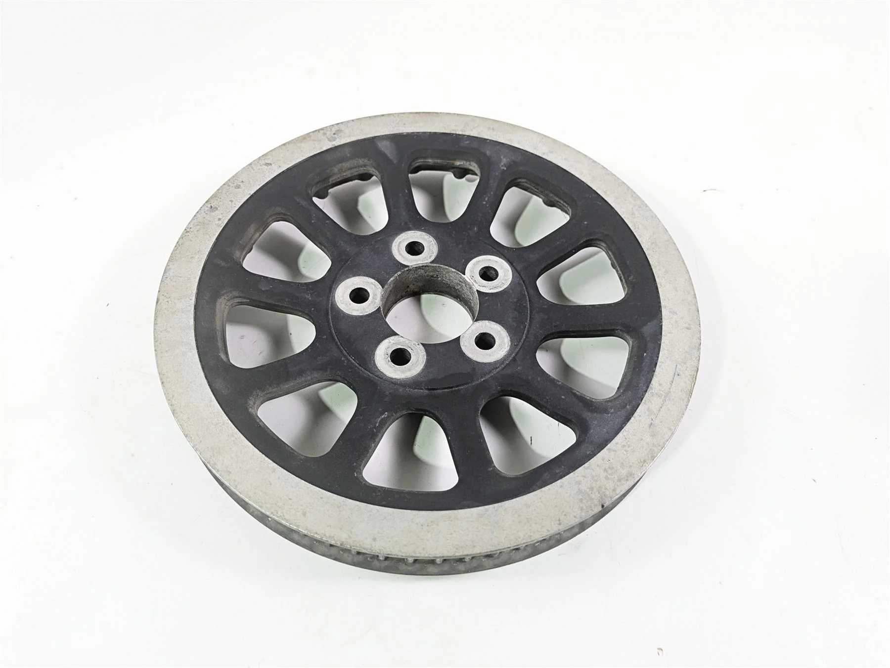2010 Harley Dyna FXDB Street Bob Rear Drive Belt Sprocket Pulley 66T 1" 40374-07 - Image 5