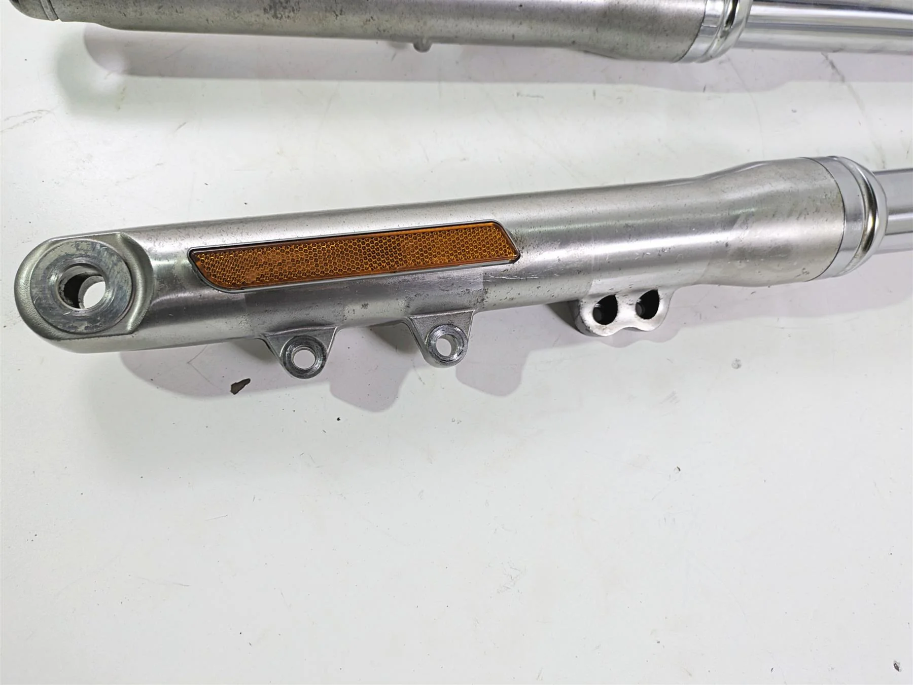 2010 Harley Dyna FXDB Street Bob Straight Front Fork Leg Set - 49mm 45947-06A - Image 11