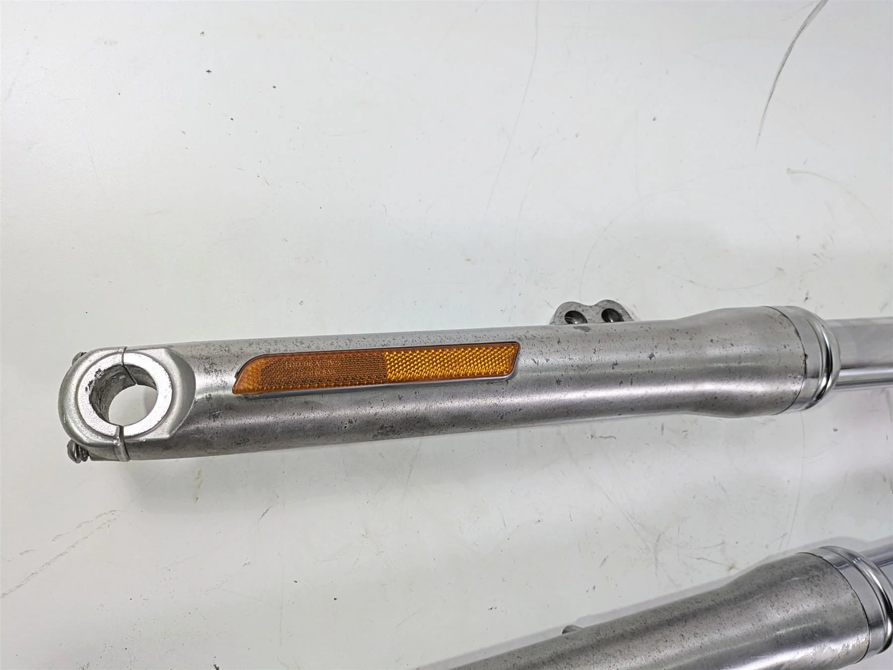 2010 Harley Dyna FXDB Street Bob Straight Front Fork Leg Set - 49mm 45947-06A - Image 12
