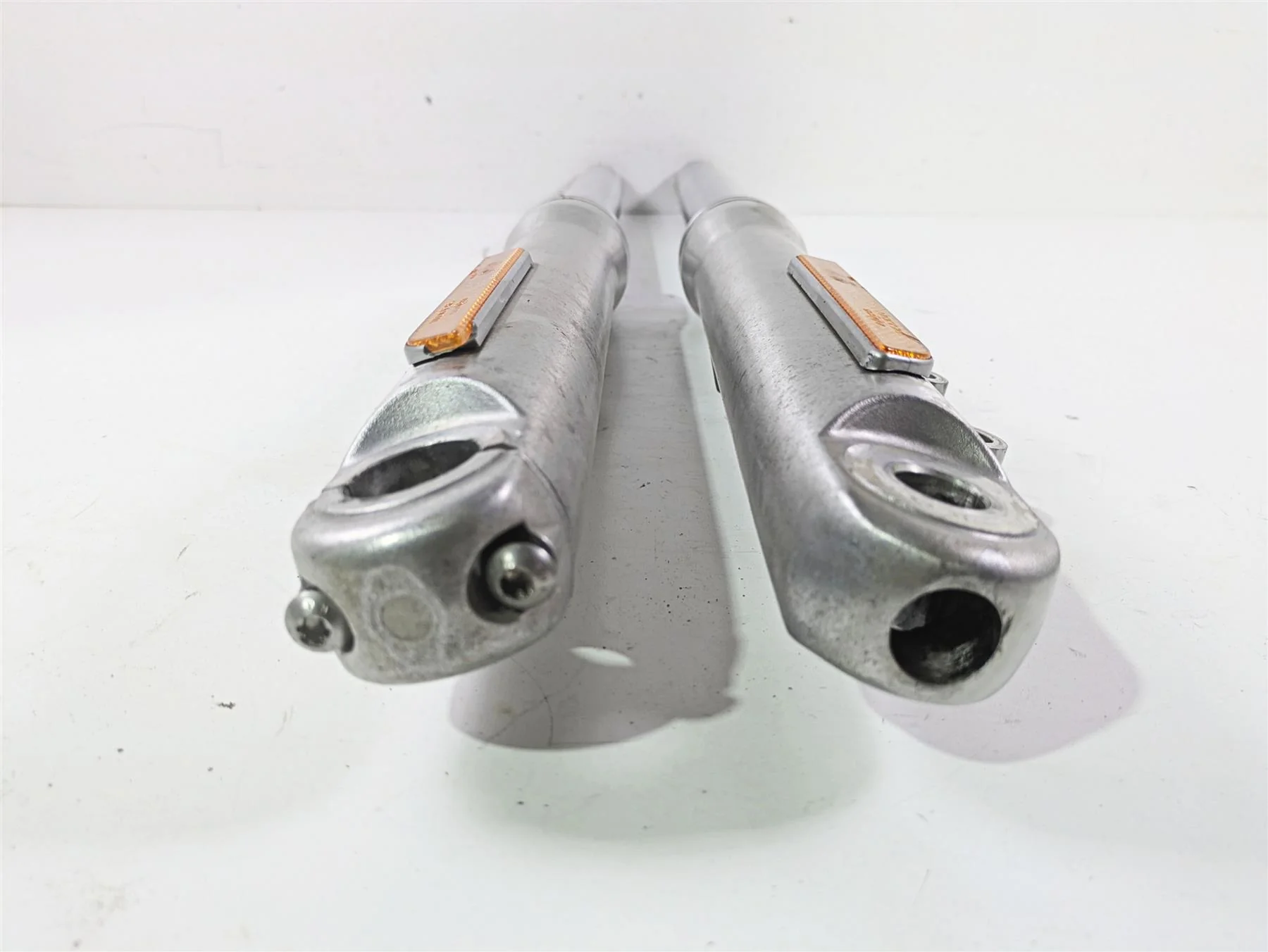 2010 Harley Dyna FXDB Street Bob Straight Front Fork Leg Set - 49mm 45947-06A - Image 7