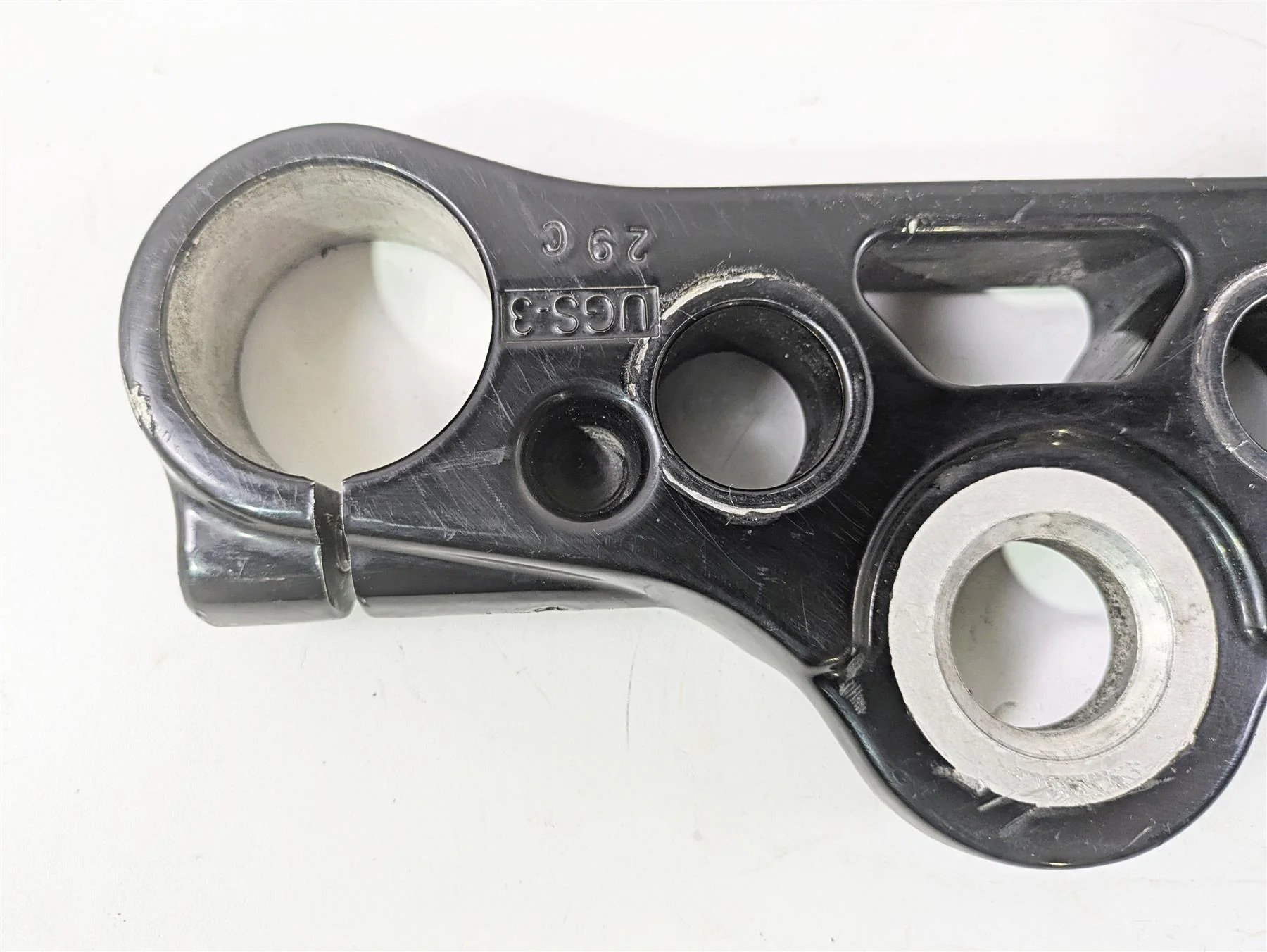 2010 Harley Dyna FXDB Street Bob Upper Triple Tree Steering Clamp 46857-08 - Image 10