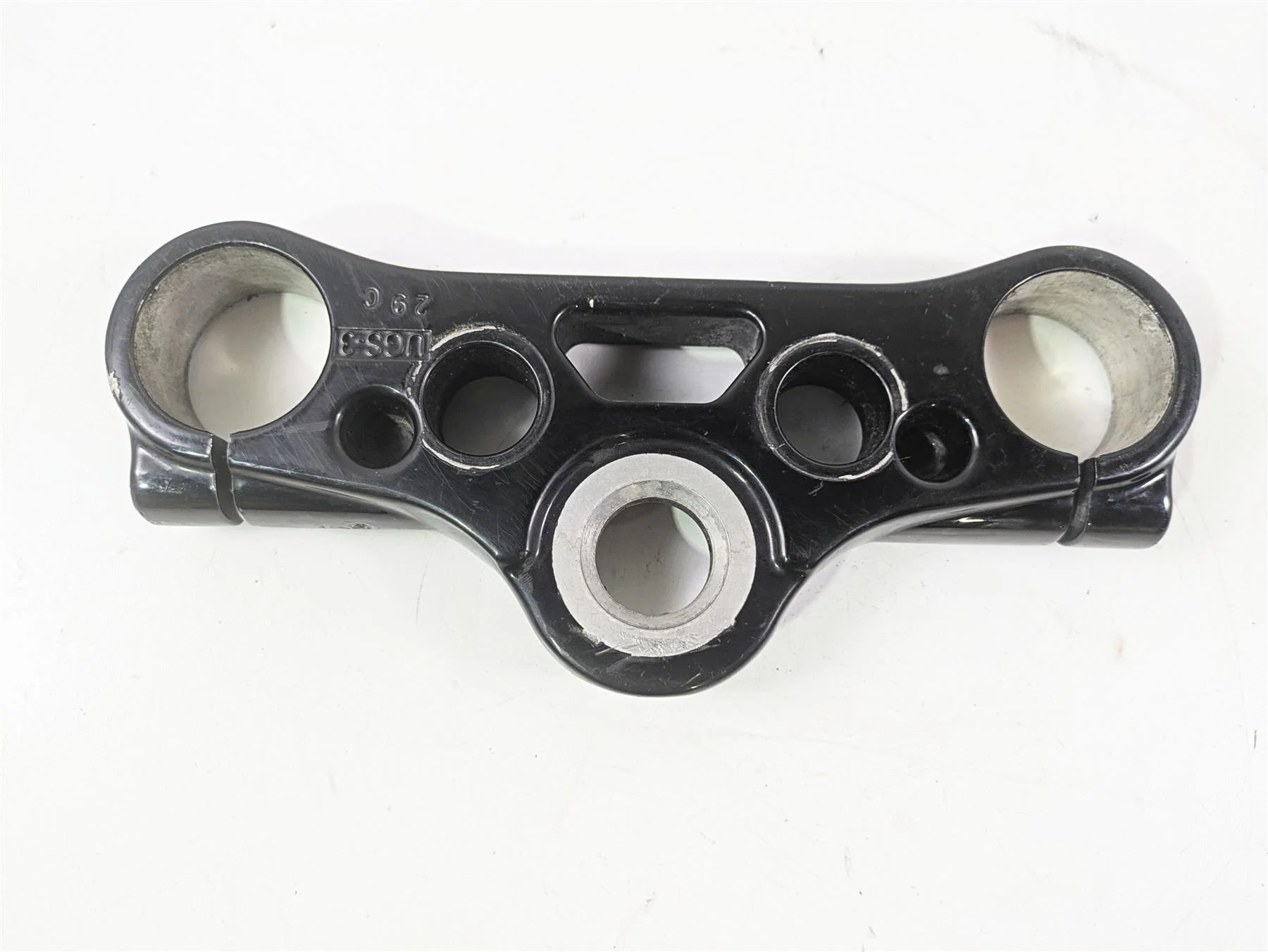 2010 Harley Dyna FXDB Street Bob Upper Triple Tree Steering Clamp 46857-08 - Image 8