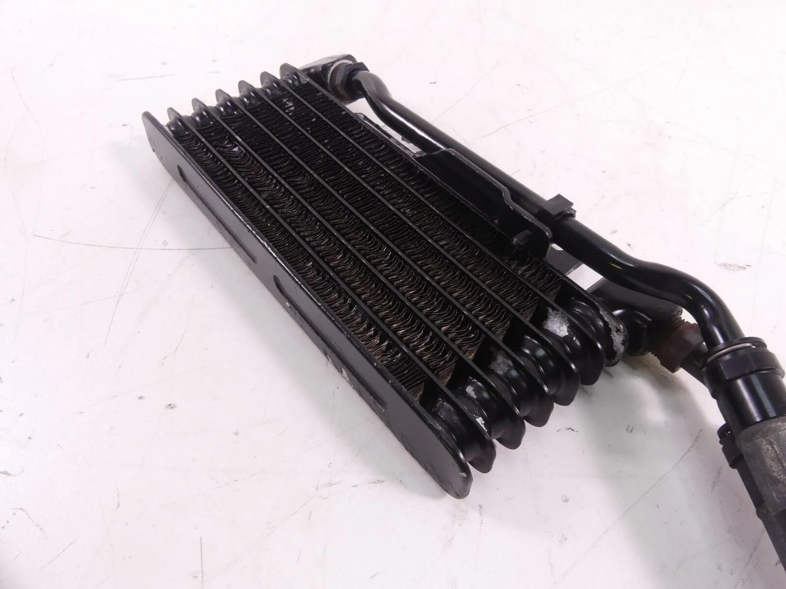 2010 Harley Sportster XR1200 X Oil Cooler Radiator With Lines 63050-08A - Image 4