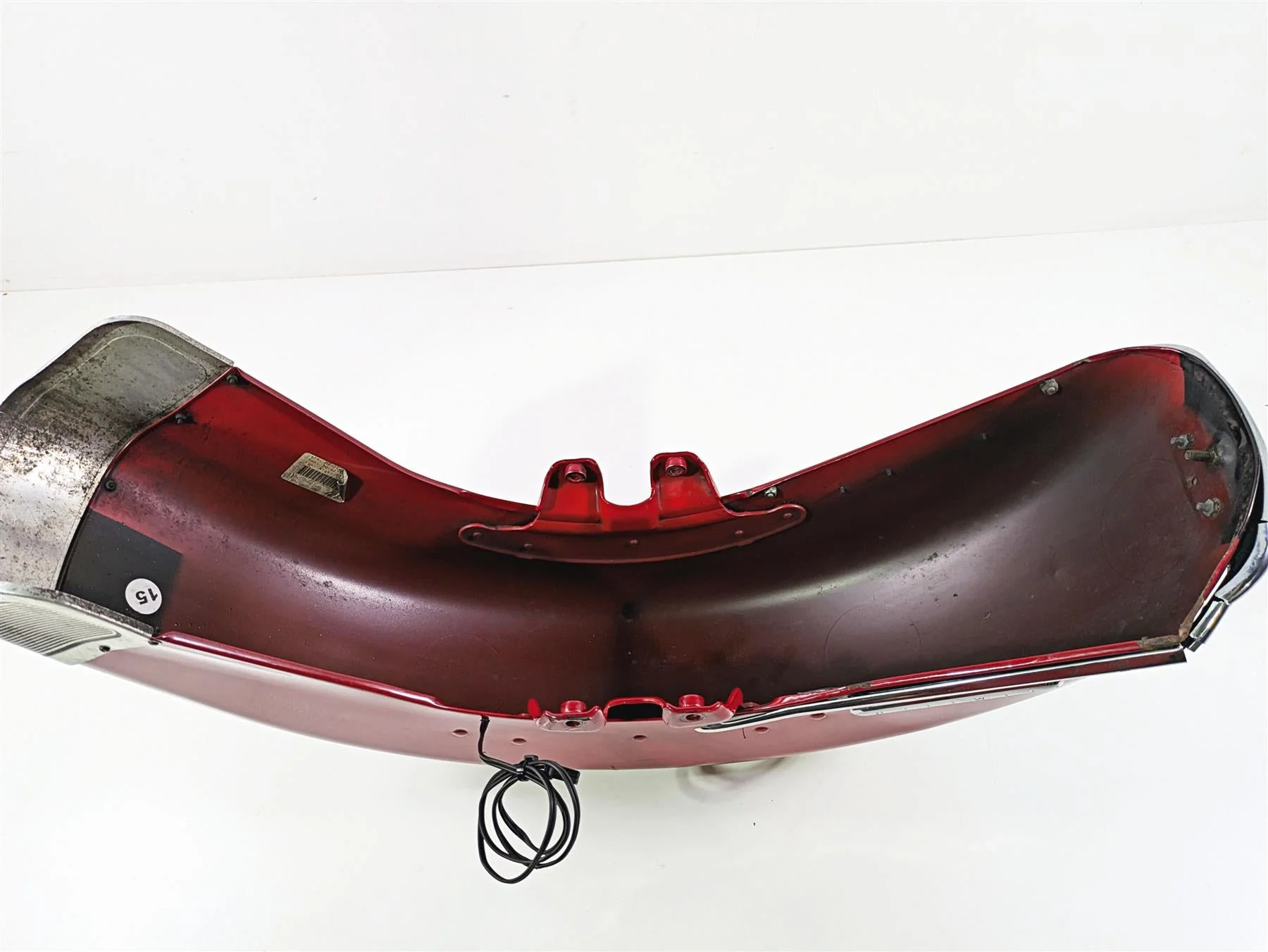 2010 Harley Touring FLHTK Electra Glide Front Fender Merlot Sunglo Read 59087-00 - Image 11