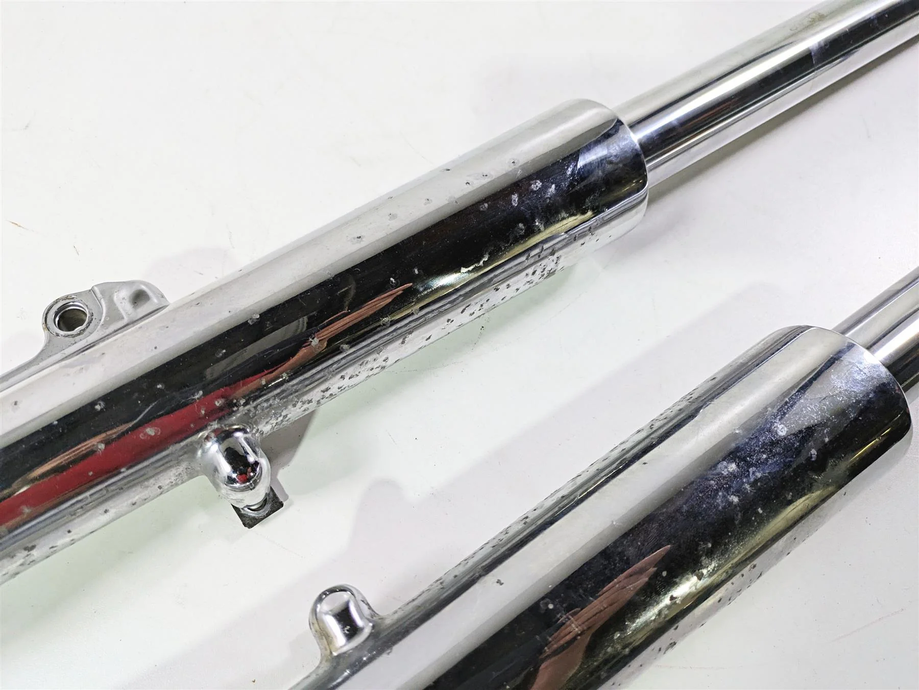 2010 Harley Touring FLHTK Electra Glide Front Fork Legs 41mm -Read 46495-09 - Image 12