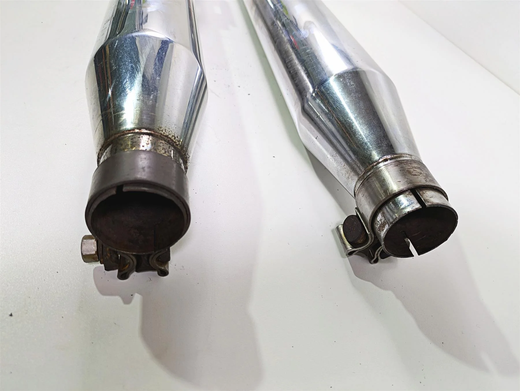 2010 Harley Touring FLHTK Electra Glide Rinehart 3.5" Slip On Mufflers 500-0100 - Image 2