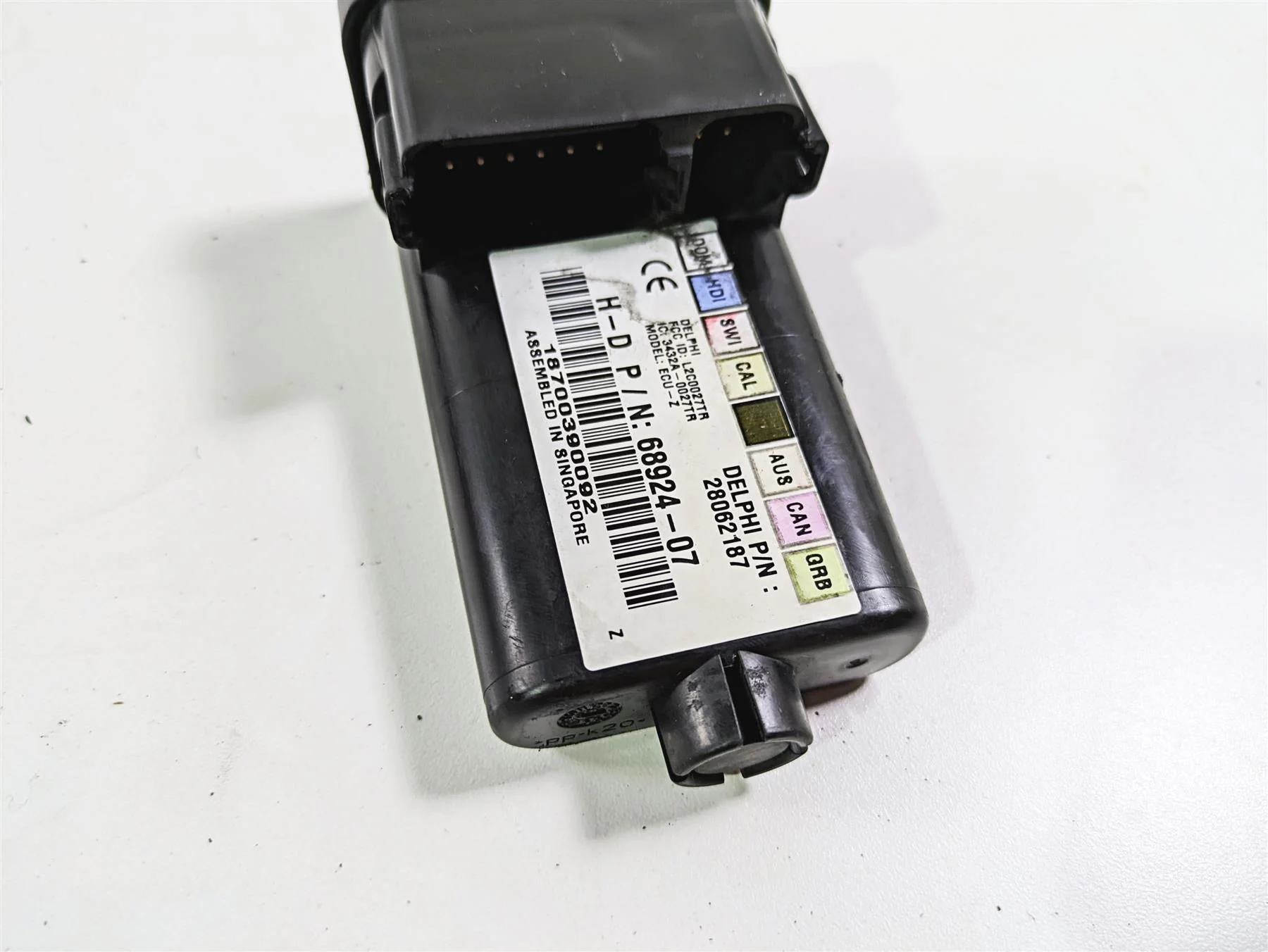 2010 Harley Touring FLHTK Electra Glide Tssm Security Module & Fob Key 68924-07 - Image 11