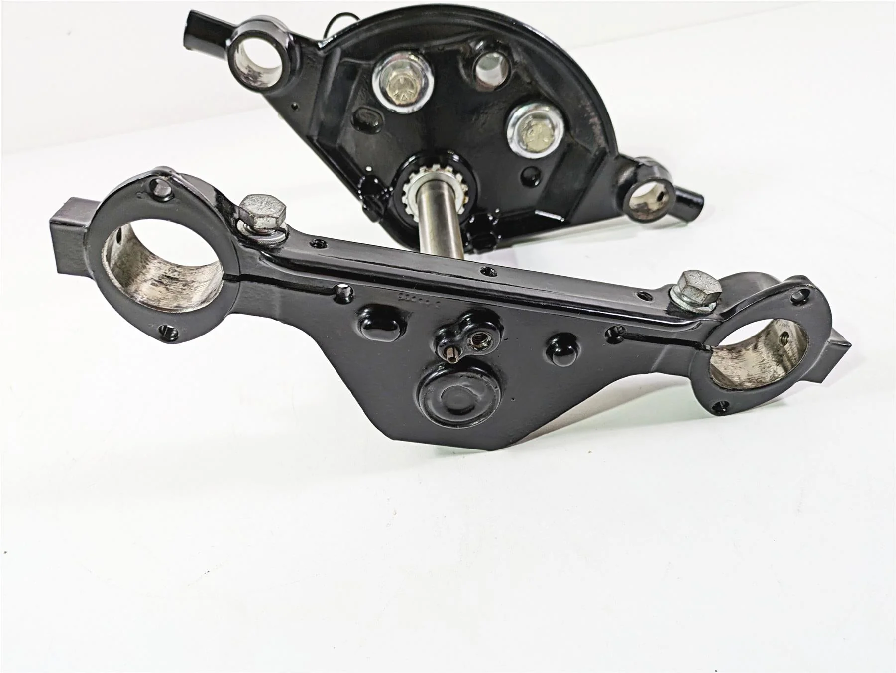 2010 Harley Touring FLHTK Electra Glide Upper Lower Triple Tree Set 45435-10 - Image 7
