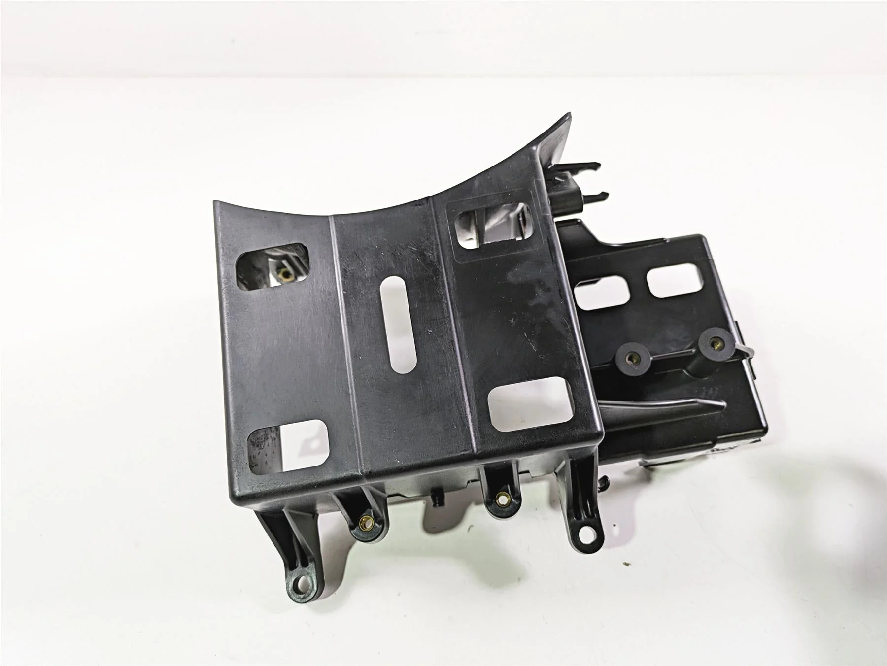 2010 Harley Touring FLHX Street Glide Battery Tray & Electric Holders 66281-09B - Image 12