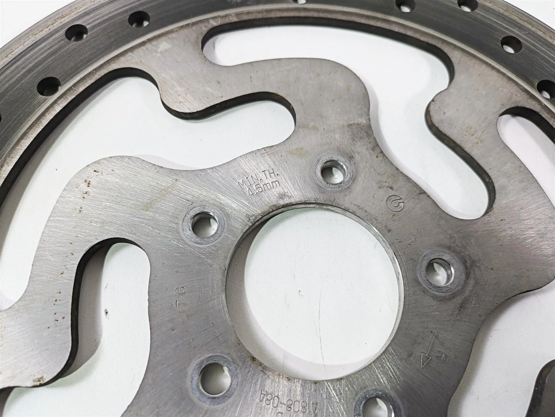 2010 Harley Touring FLHX Street Glide Front Brake Disc Rotor Set 41809-08A - Image 9