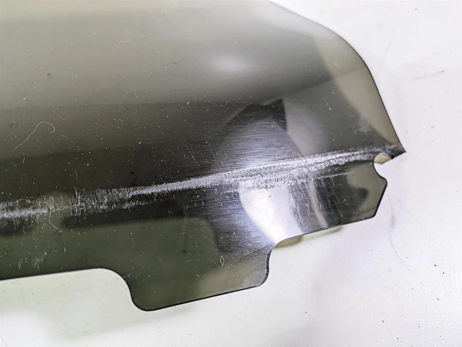 2010 Harley Touring FLHX Street Glide LRS Short Smoked Windshield Wind Shield - Image 11